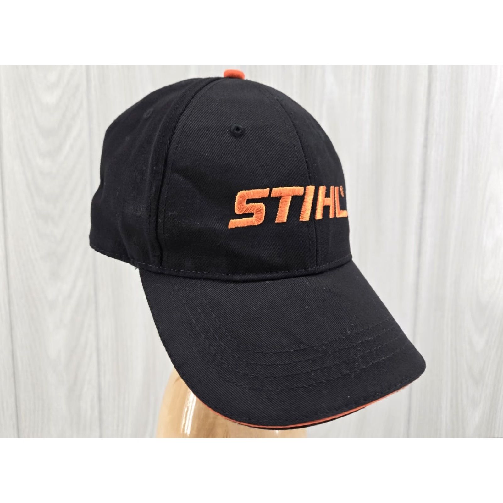 Bally STIHL Chainsaw Strapback Hat Ball Cap Outdoor Power Tools Black Embroidered Logo Strapback Hat Size ONE SIZE - 3 Thumbnail