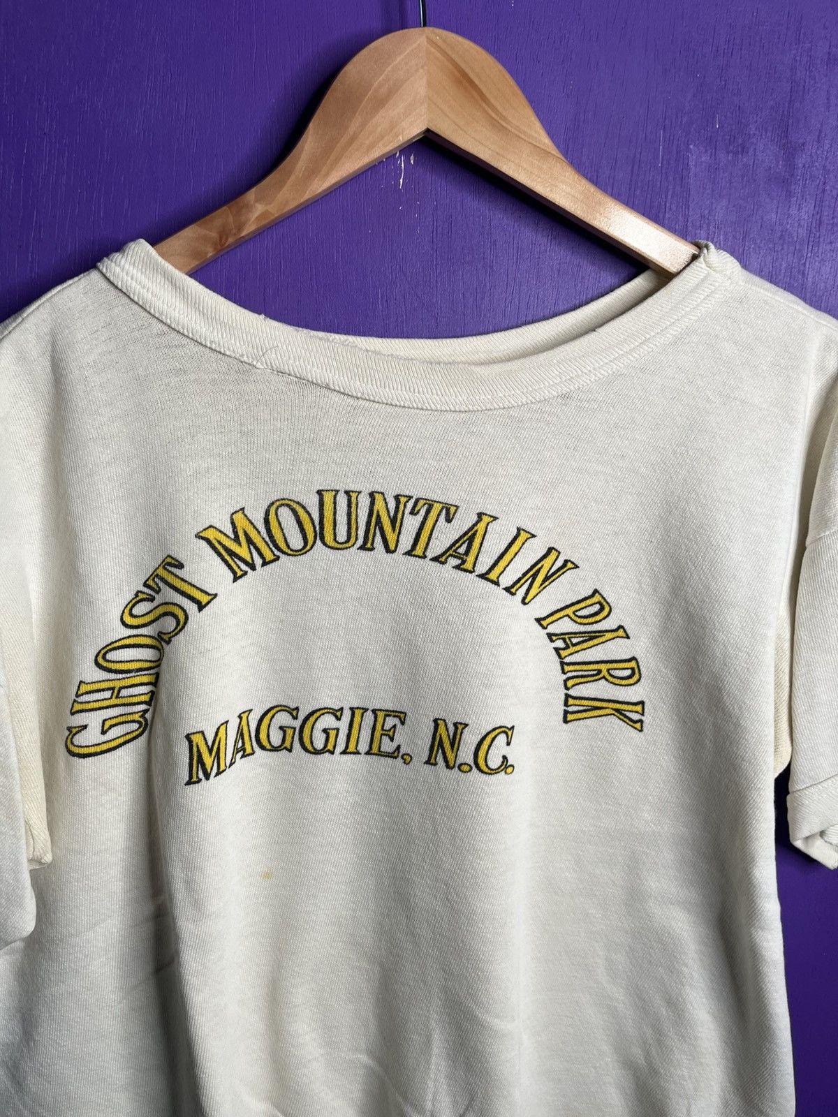 Vintage Vintage 60s/70s Ghost mountain park short sleeve sweatshirt Size US M / EU 48-50 / 2 - 3 Thumbnail