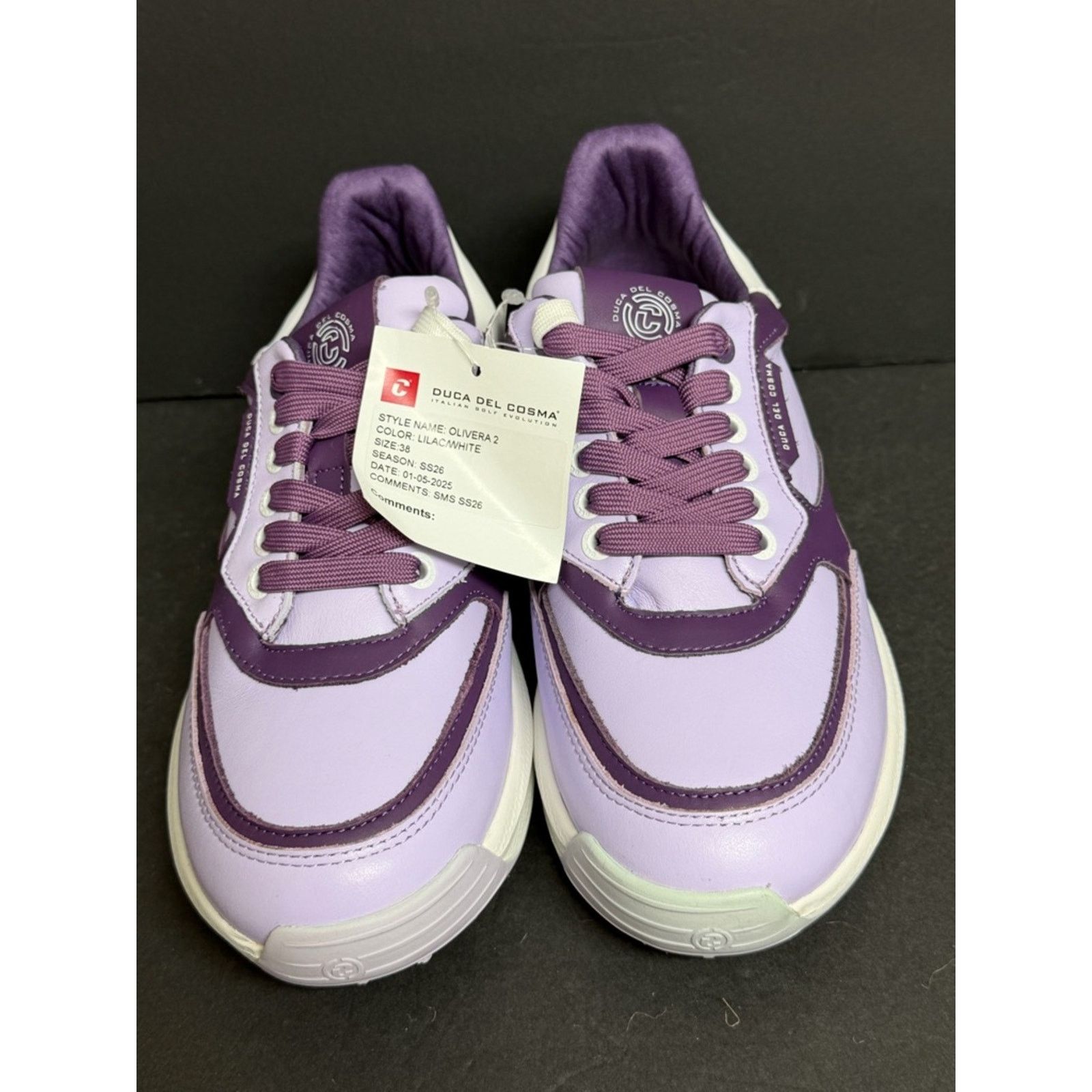 Other DUCA DEL COSMA OLIVERA 2 WATERPROOF GOLF SHOES 7.5 RARE $249 Size US 7.5 / IT 37.5 - 4 Thumbnail