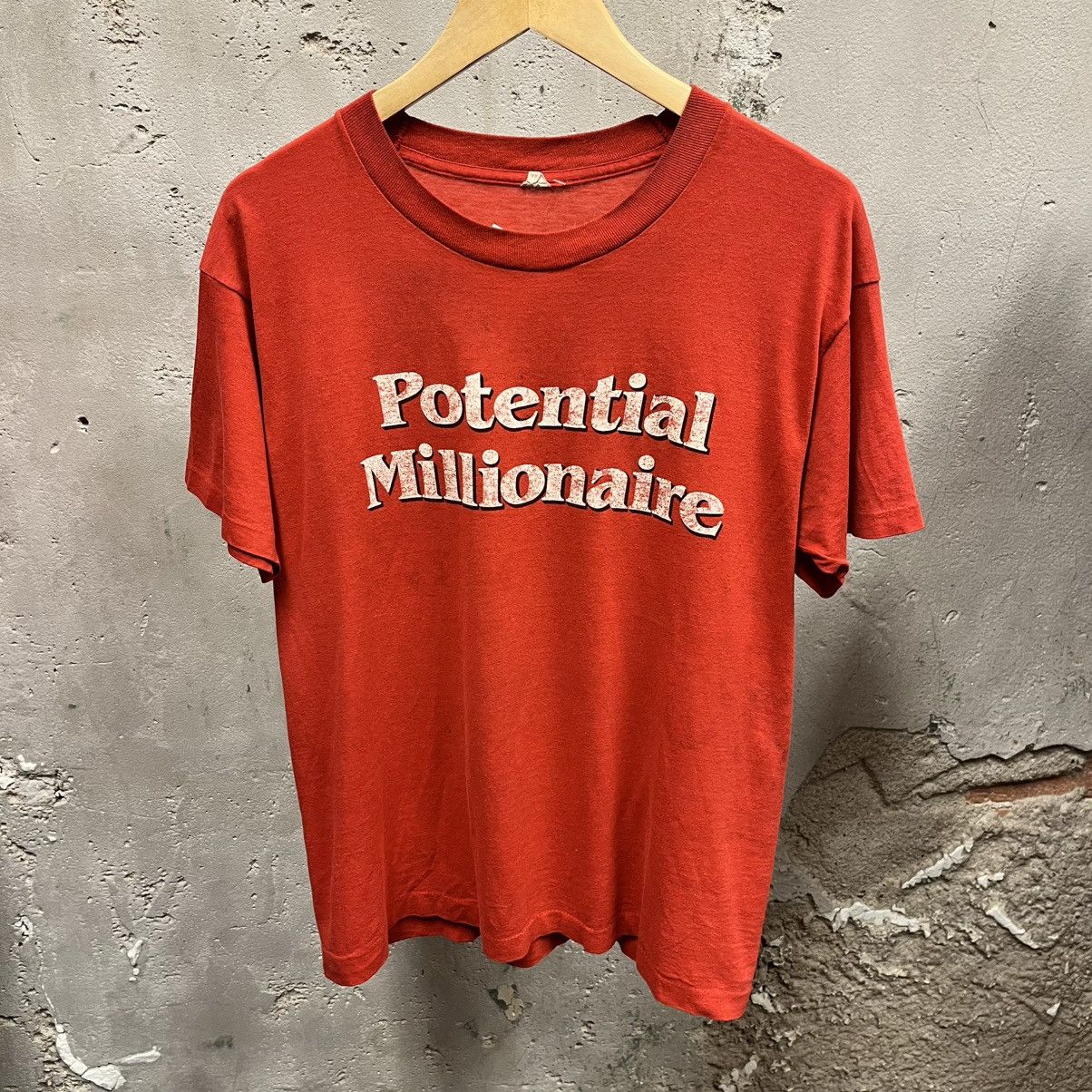 Vintage Trump Castle Vintage 90s Potential Millionare Red T-Shirt L Size US L / EU 52-54 / 3 - 1 Thumbnail