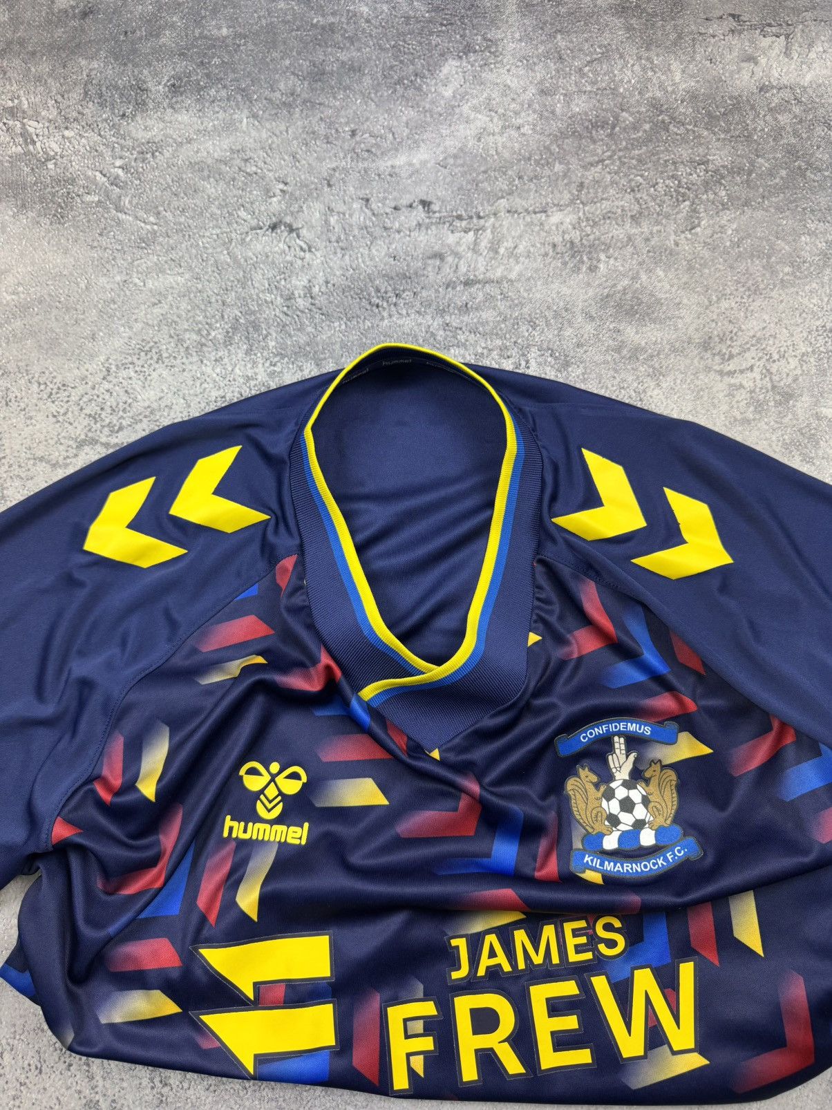 Hummel Kilmarnock FC 2021-22 Hummel Jersey James Frew Adult Size L Size US L / EU 52-54 / 3 - 9 Thumbnail