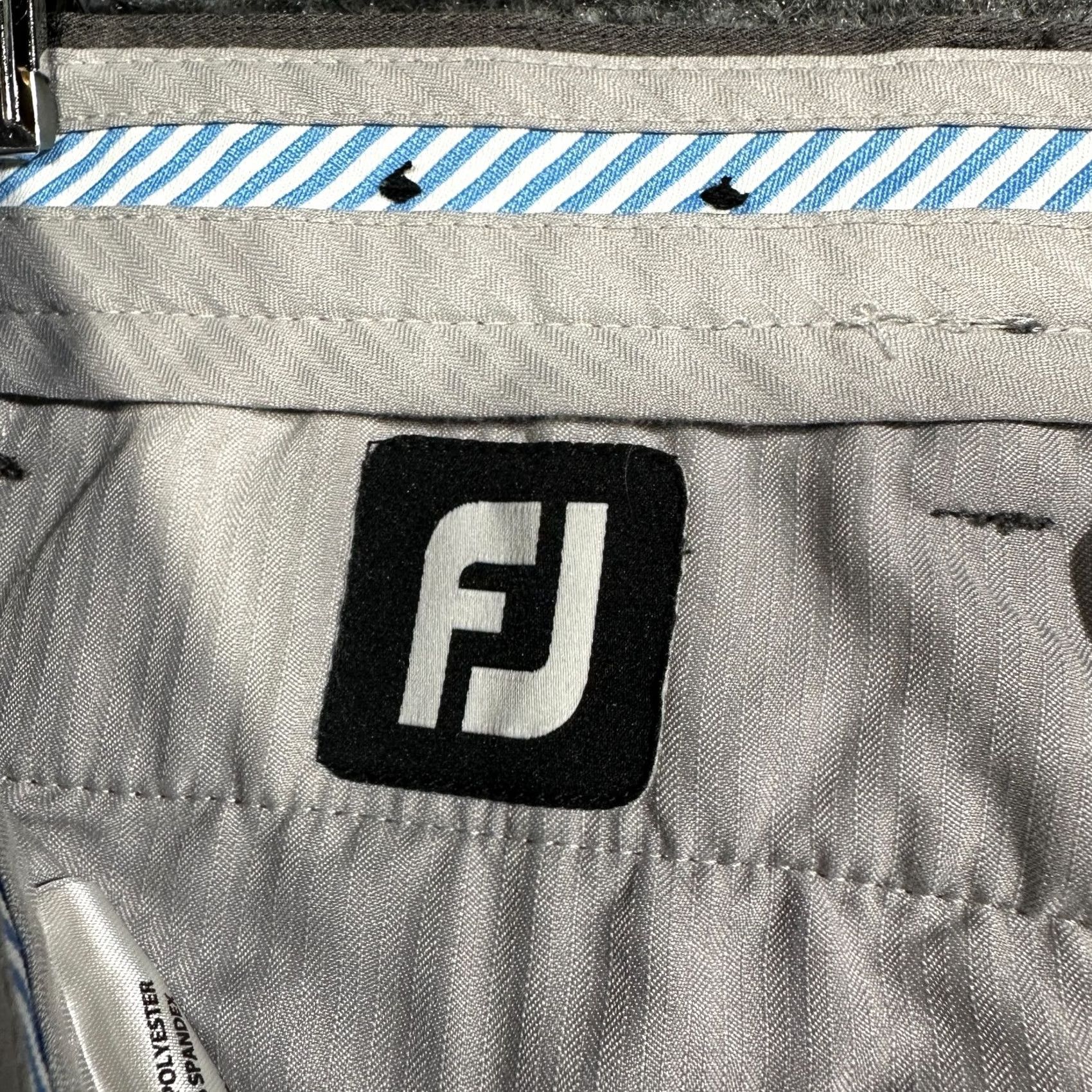Footjoy FJ FootJoy Pants Mens 33 Gray Stretch Pockets Straight Leg Golf Size US 33 - 5 Thumbnail