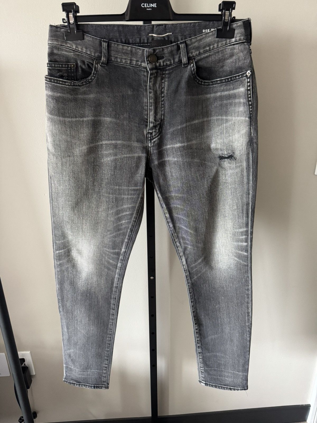 Saint Laurent Paris D02 Denim in Tokyo Black