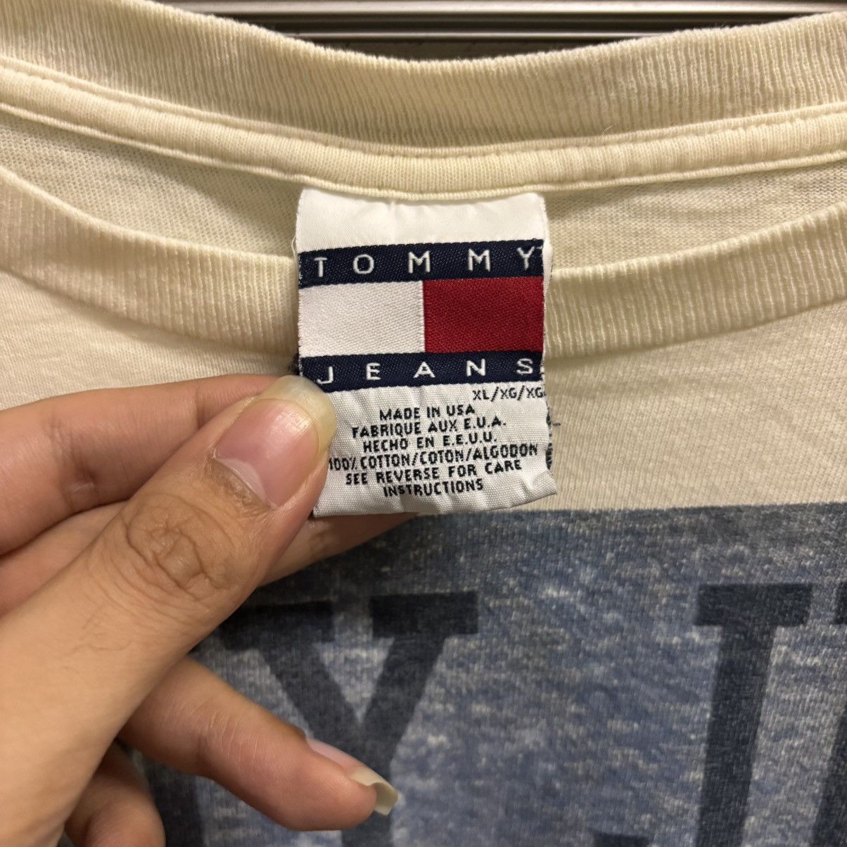 Tommy Hilfiger × Vintage Tommy Jeans Vintage Oversized Tee Made in USA Size US XL / EU 56 / 4 - 3 Thumbnail