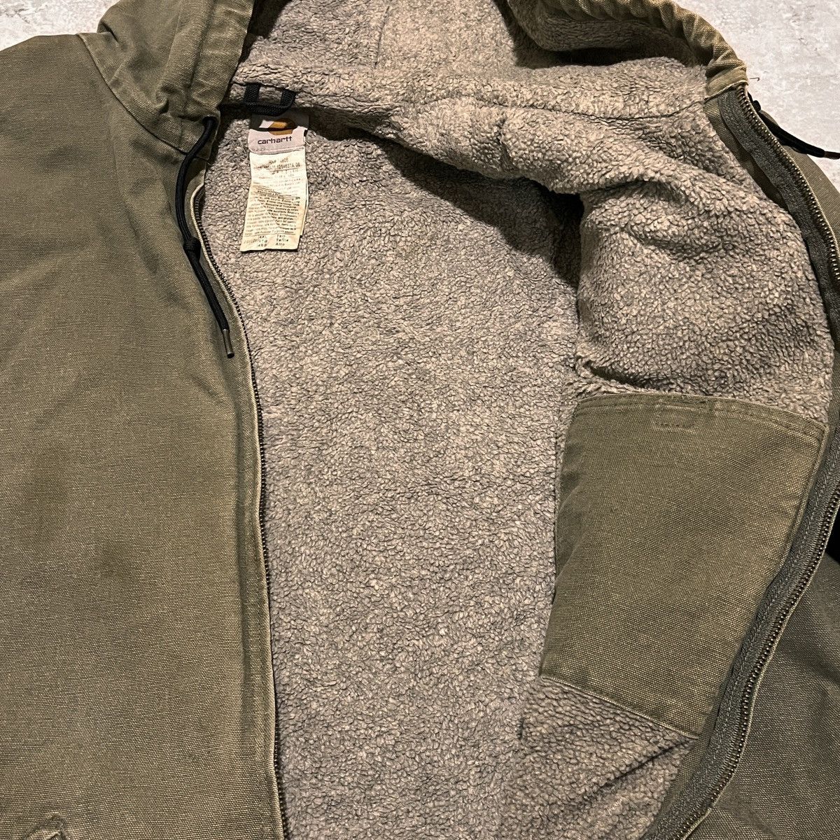 Carhartt [4XL] Vintage Carhartt Sierra Jacket - Olive / Moss Green Size US XXL / EU 58 / 5 - 3 Thumbnail