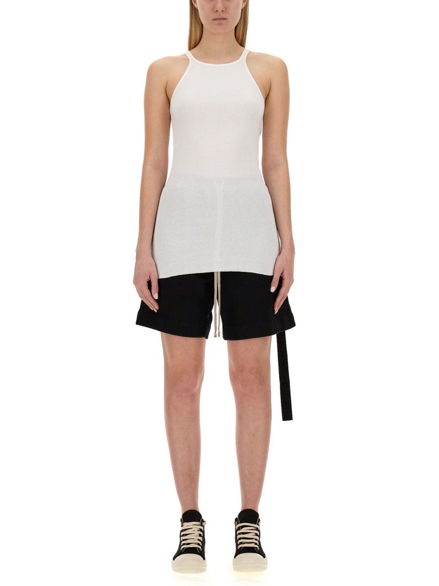 Rick Owens Drkshdw RICK OWENS DRKSHDW "RACER BACK" T-SHIRT - WHITE Size M / US 6-8 / IT 42-44 - 1 Thumbnail