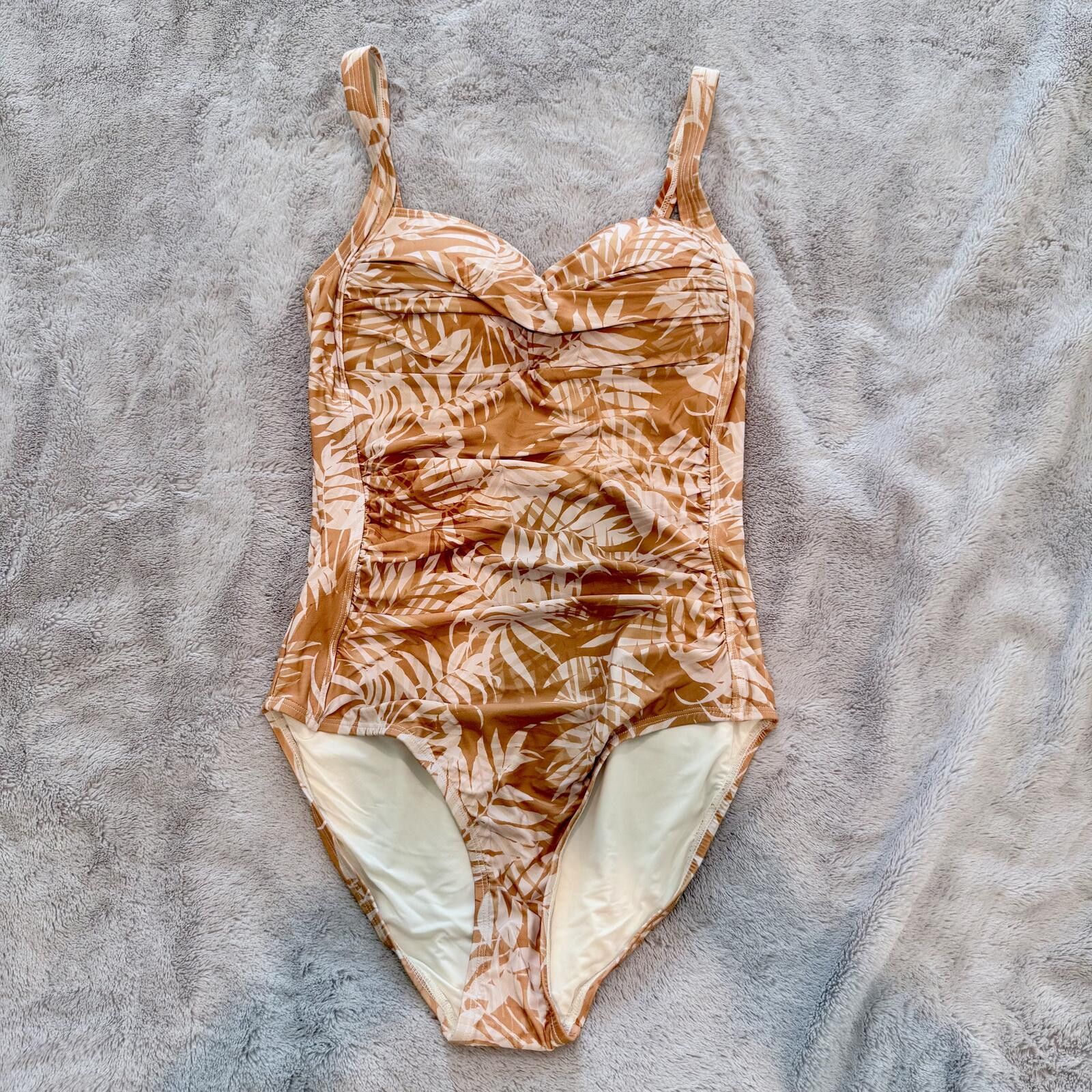 Other Niptuck Swim One-Piece Swimsuit with Leaf Print Size ONE SIZE - 1 Thumbnail
