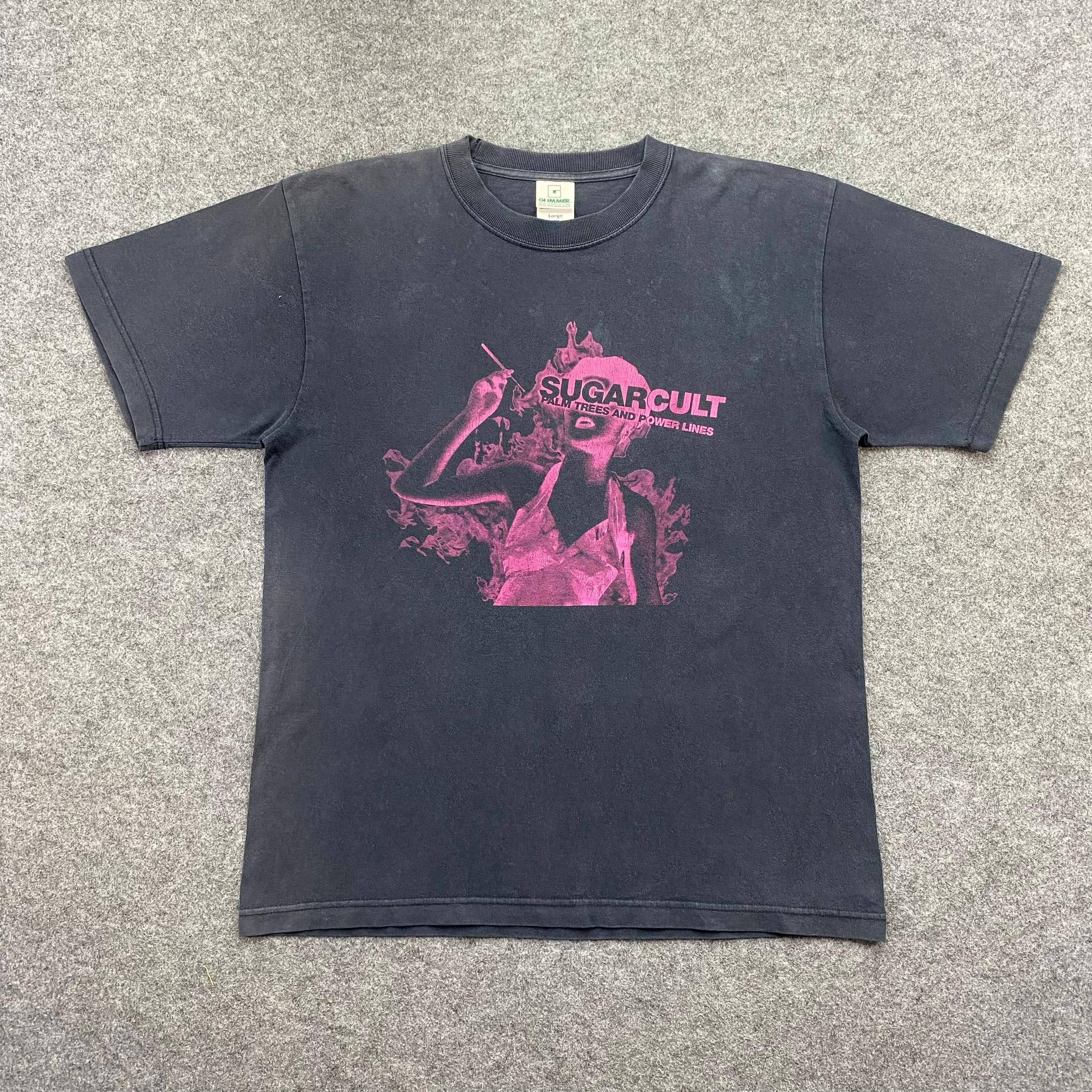 Band Tees Vintage Sugarcult Palm Trees And Power Lines Band Tshirt Size US M / EU 48-50 / 2 - 1 Thumbnail