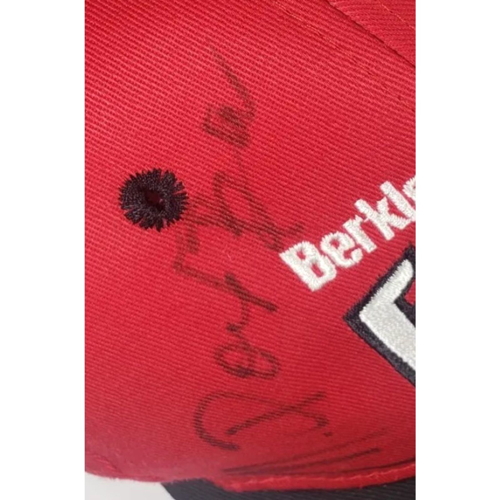 Vintage VINTAGE Berkley Frenzy Snapback Cap Hat Men's One Size Red Cotton Twill Fish 90s? Size ONE SIZE - 4 Thumbnail