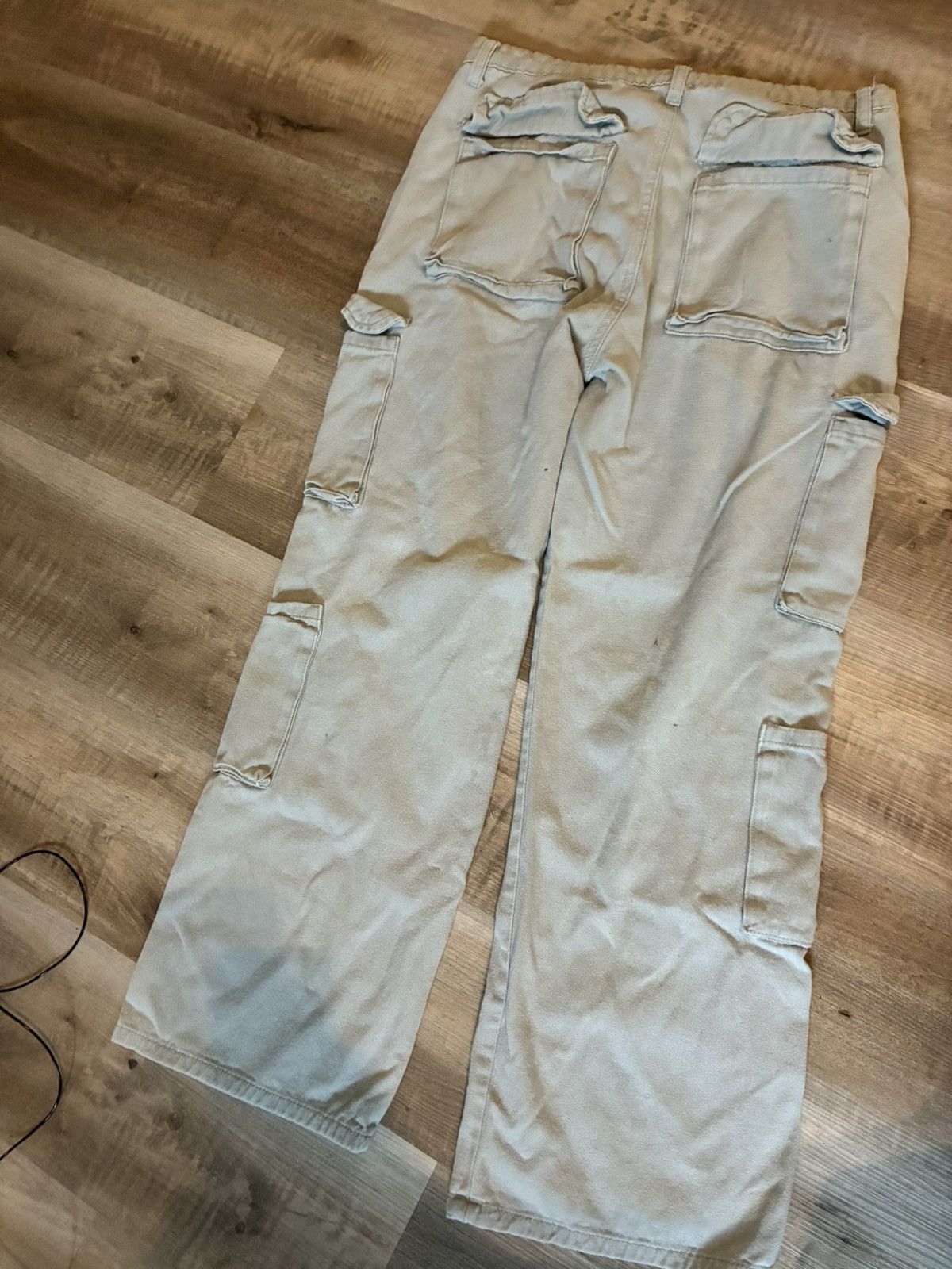 Other Thrifted Grey Cargo pants Size US 36 / EU 52 - 3 Thumbnail