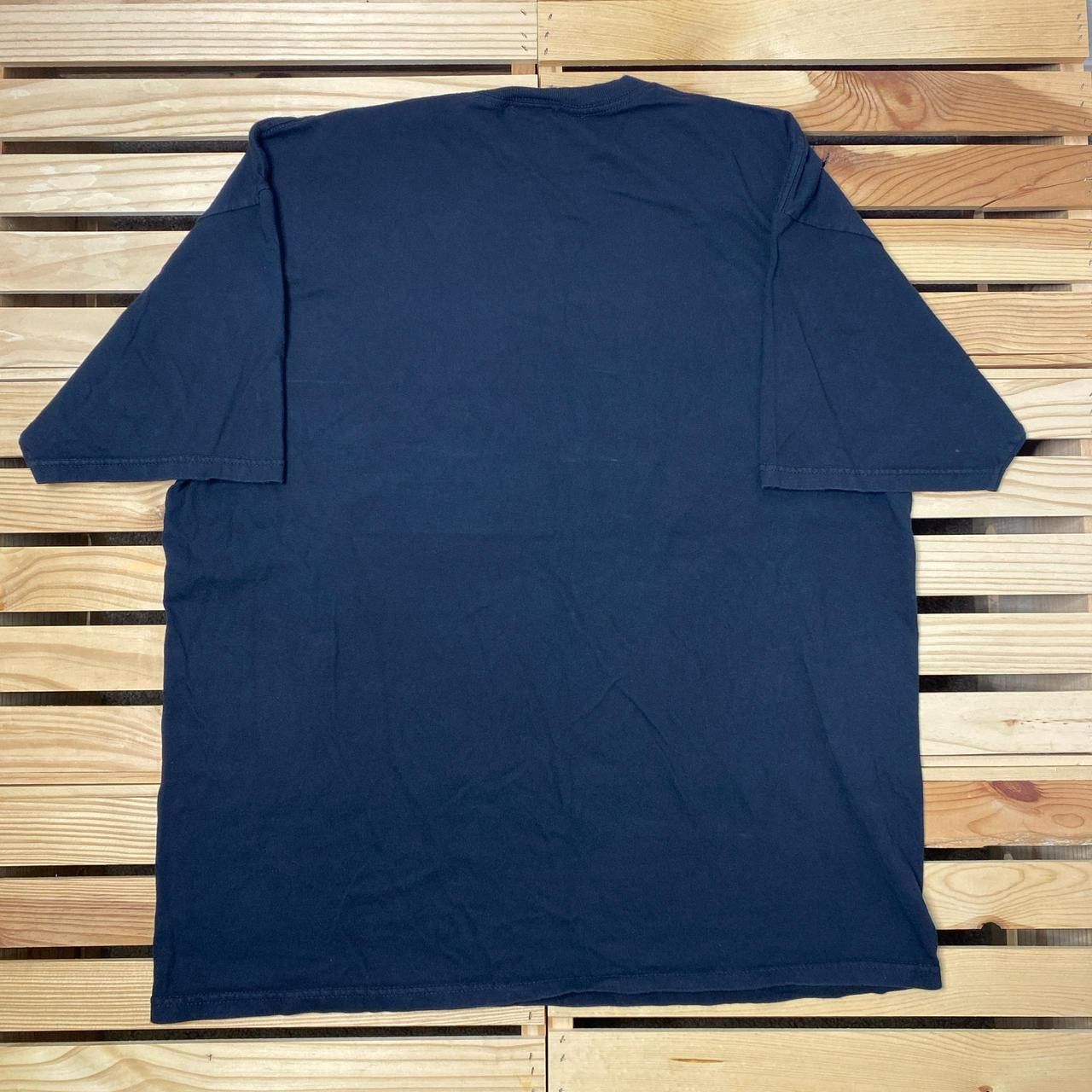 Nike Vintage Nike Center Check Black Tee Size XL Size US XL / EU 56 / 4 - 2 Thumbnail