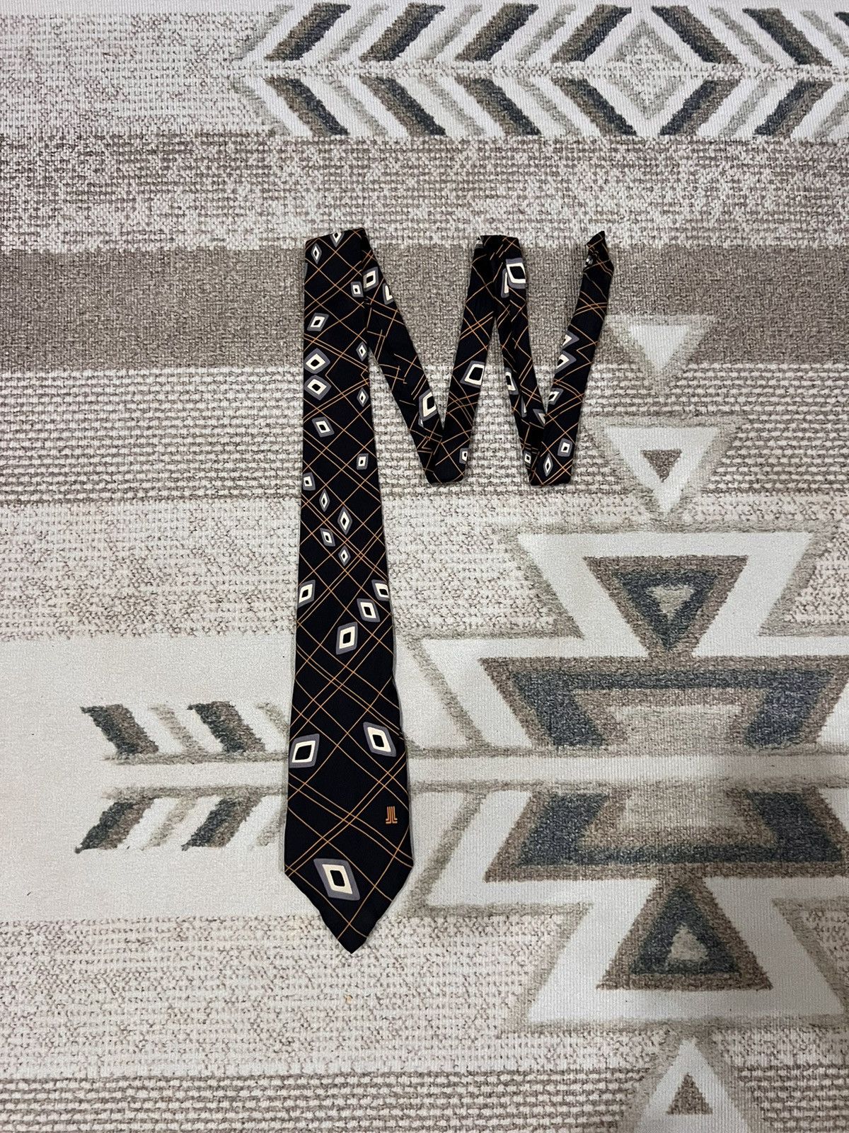 Lanvin Vintage Lanvin Paris Silk Tie Size ONE SIZE - 2 Thumbnail
