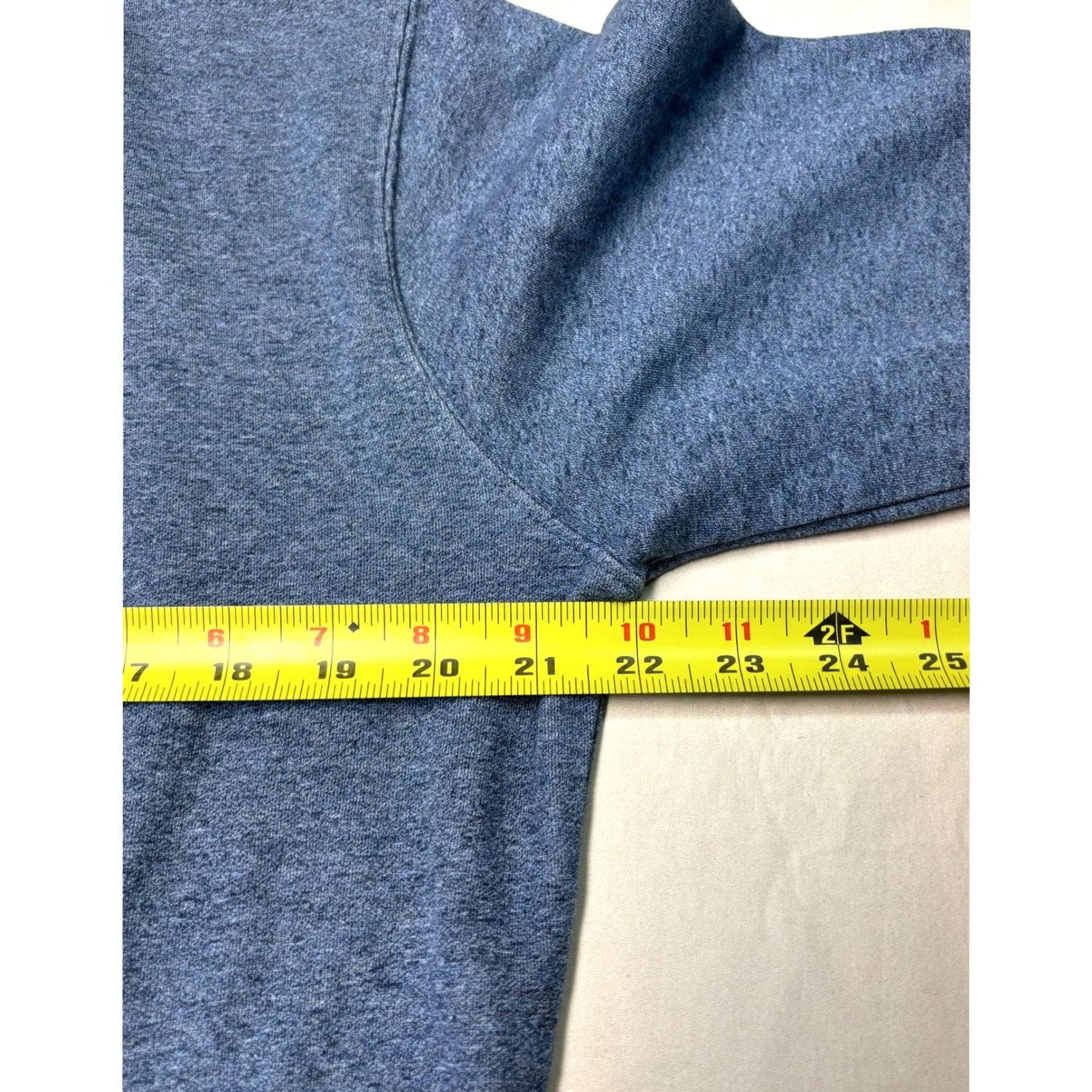 johnnie-O Johnnie-O Pullover Mens Medium Blue Heather Quarter Zip Logo Johnson Lambert Size US M / EU 48-50 / 2 - 7 Thumbnail