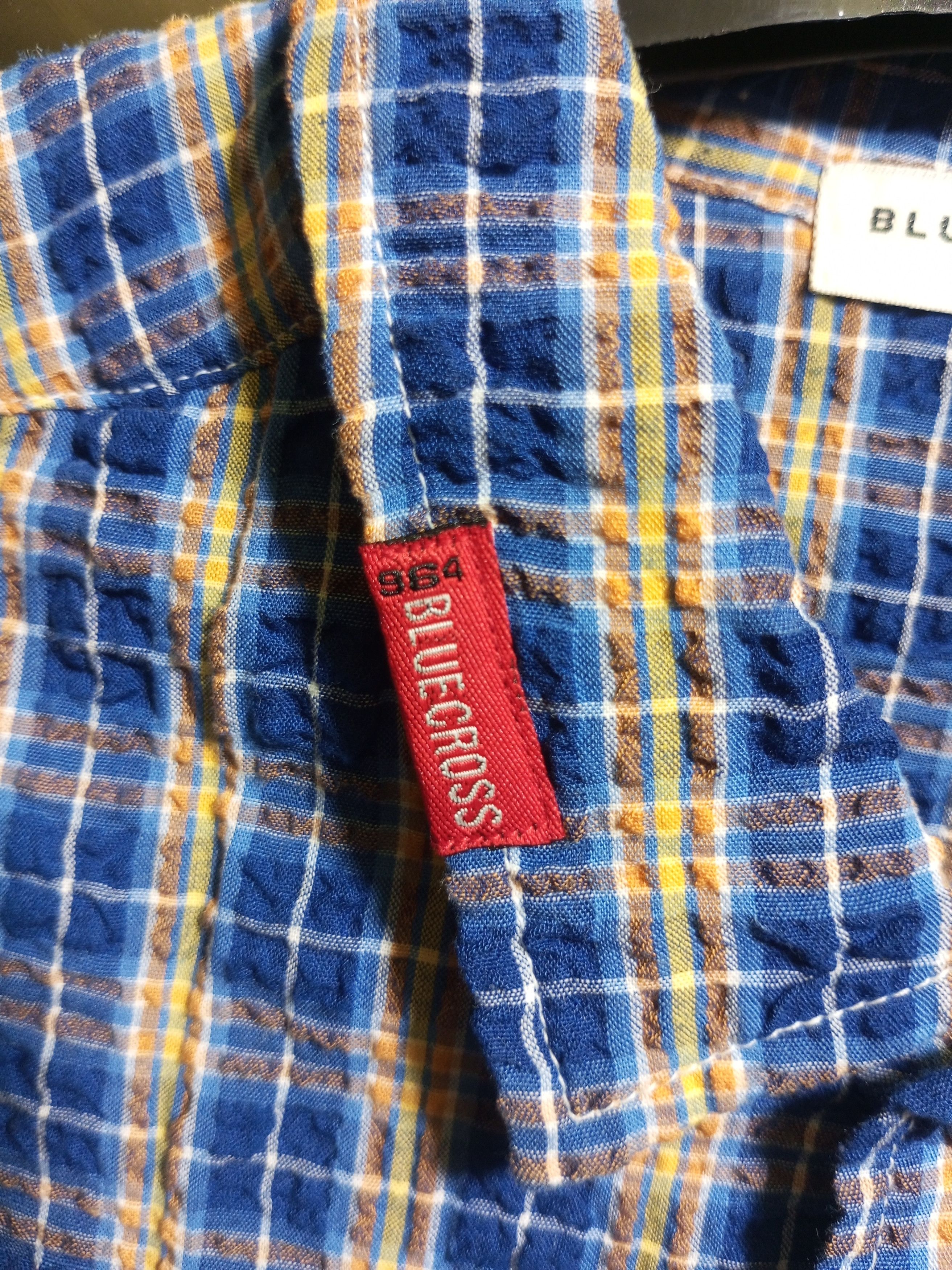Hysteric Glamour Vintage blue cross hip hop button up shirt Size US L / EU 52-54 / 3 - 3 Thumbnail