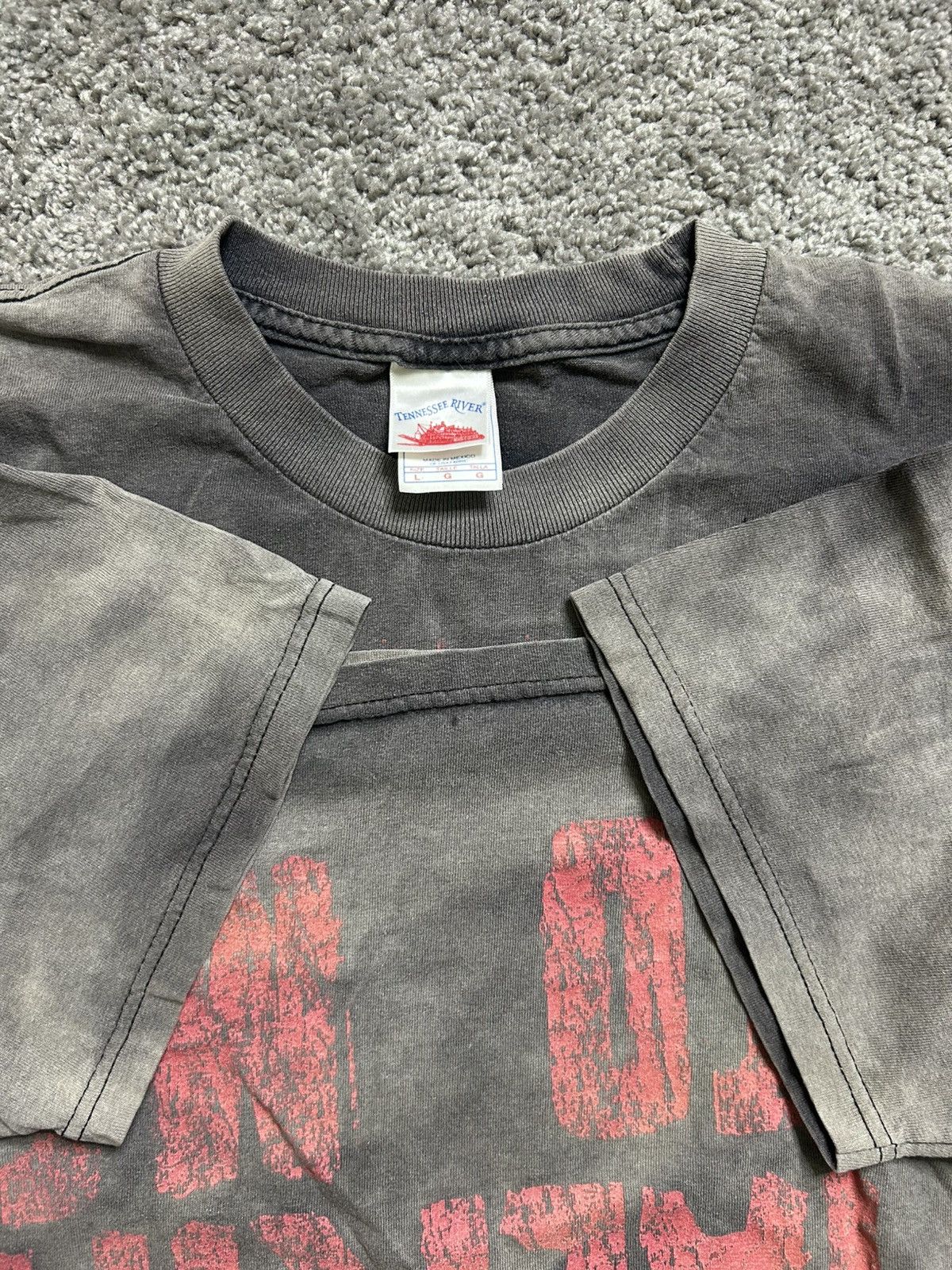 Band Tees Vintage 90s Pantera Cowboys From Hell Sunfaded Tee Tennessee Size US L / EU 52-54 / 3 - 5 Thumbnail