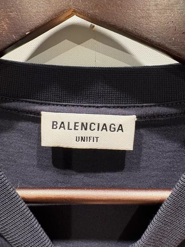 Balenciaga Balenciaga Black Scissors and Wheat Logo Short Sleeve T-Sh Size US M / EU 48-50 / 2 - 3 Thumbnail