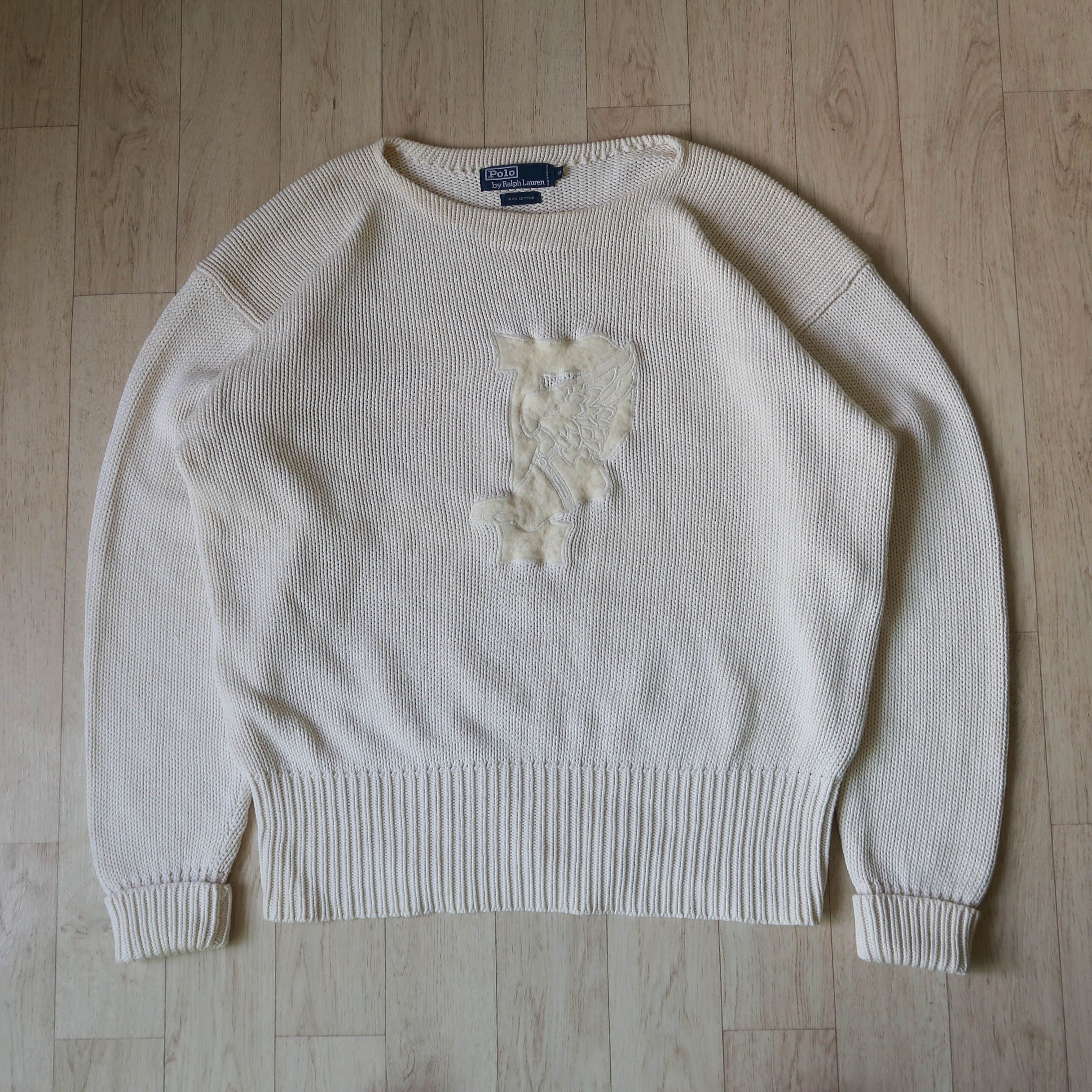 Polo Ralph Lauren Vintage Polo Ralphlauren Wing Foot Sweater Size US M / EU 48-50 / 2 - 1 Thumbnail