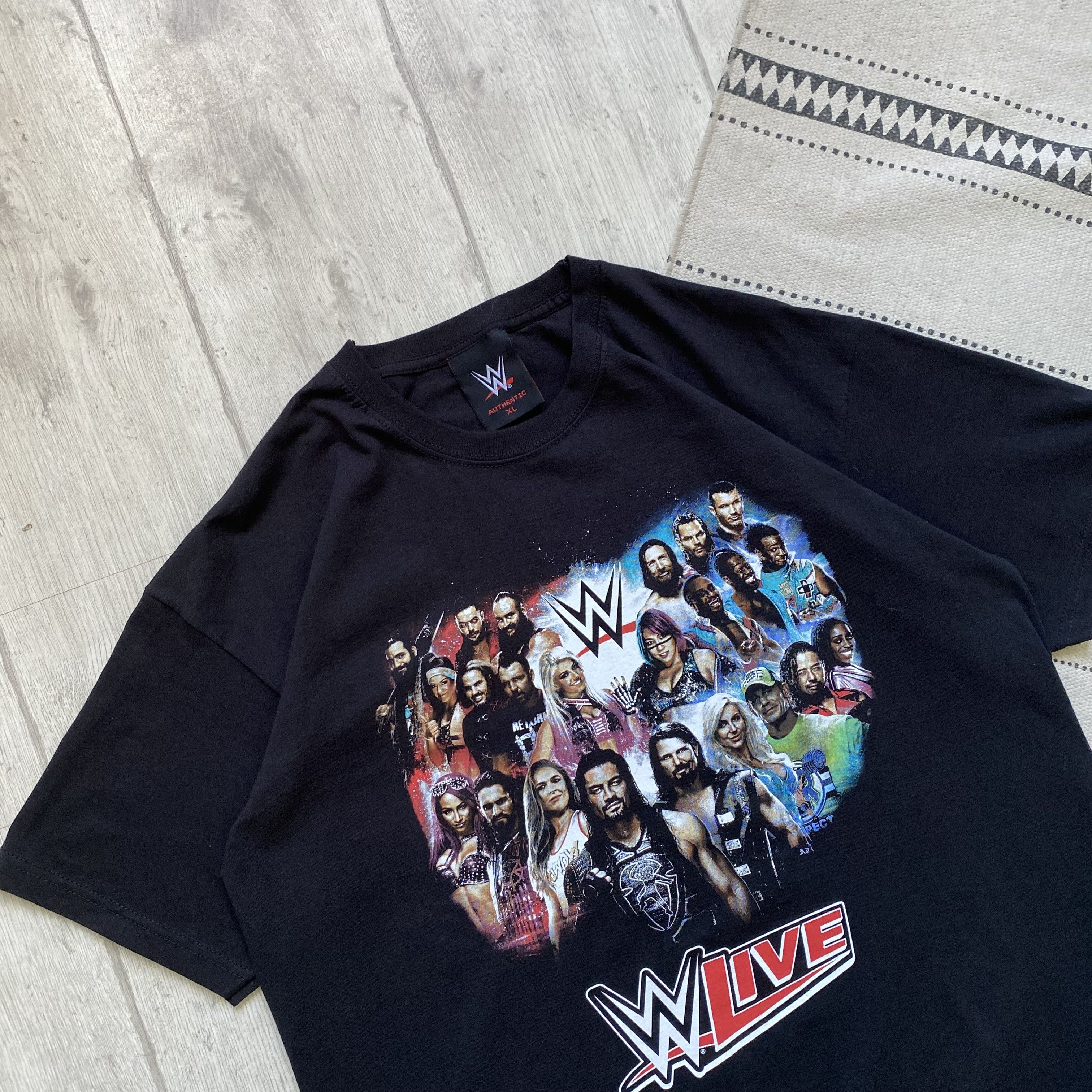 WWE WWF WWE tour Tee Wrestling John Cena Triple H CM Punk Size US XL / EU 56 / 4 - 3 Thumbnail