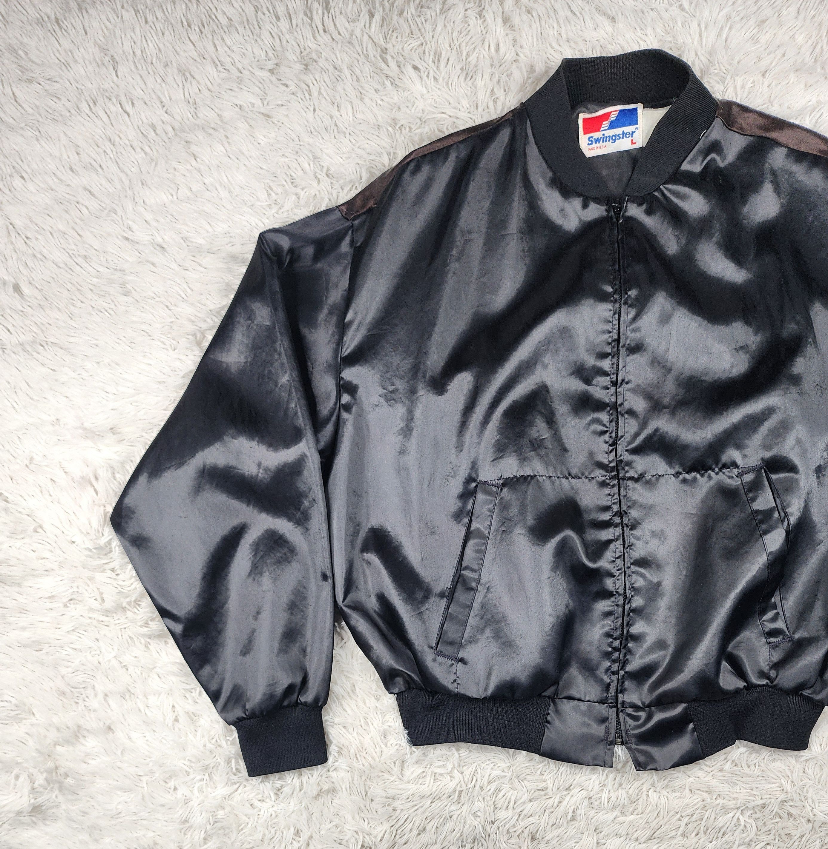 Swingster Vintage The Hard Pack U.S. Tour bomber jacket Size L Size US L / EU 52-54 / 3 - 3 Thumbnail