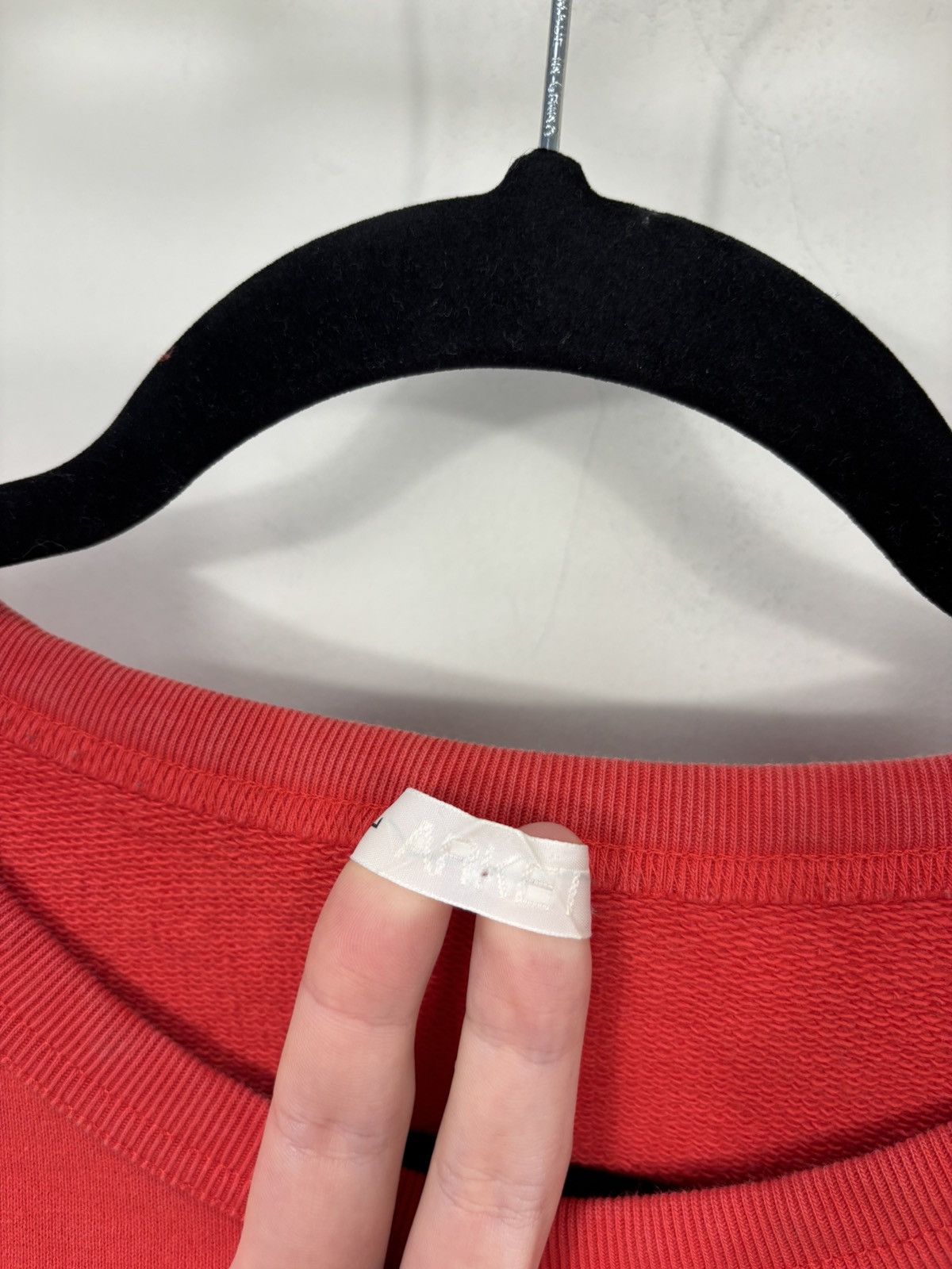 Arket Arket Men’s Red Organic Cotton Classic Basic Sweatshirt Size US L / EU 52-54 / 3 - 8 Thumbnail