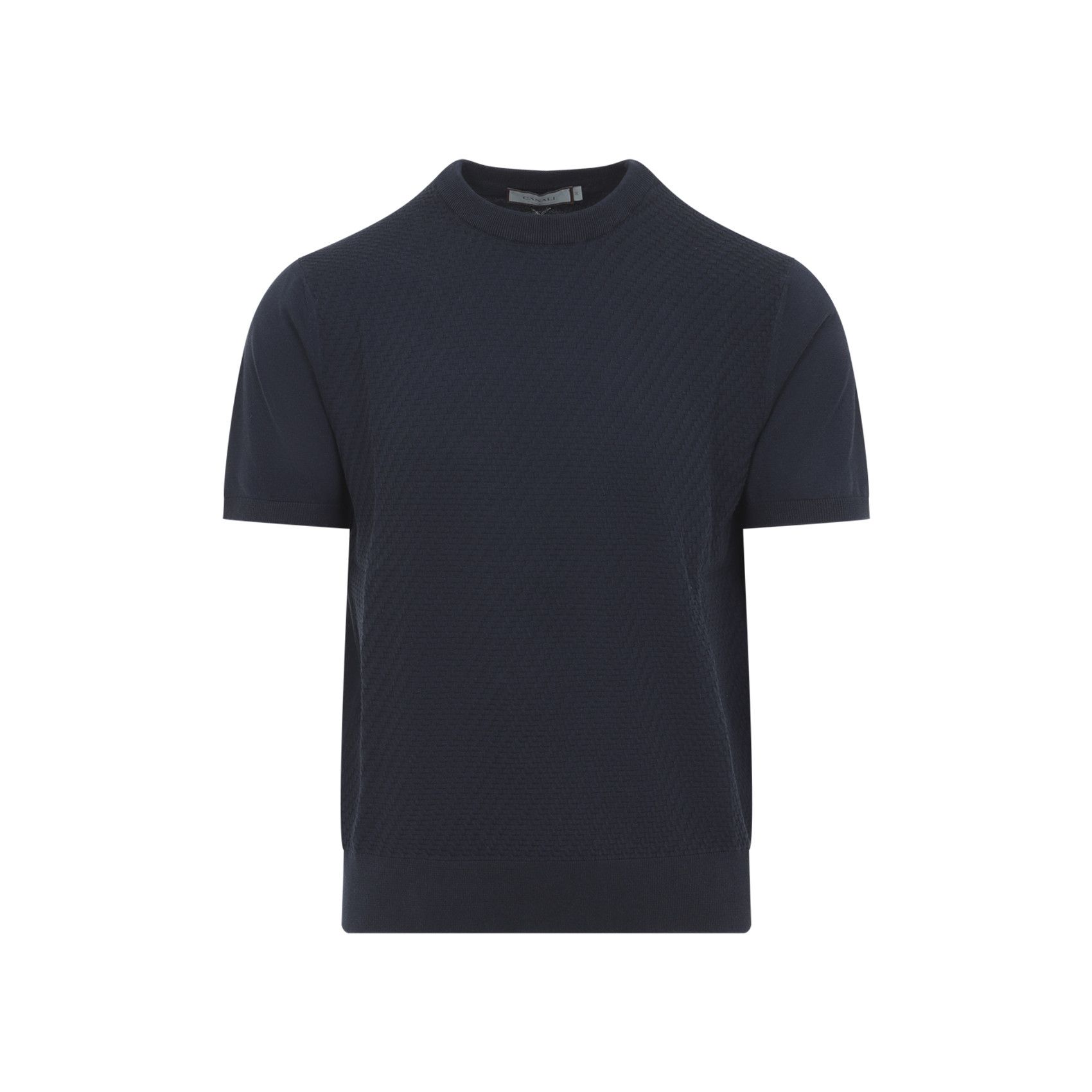 Canali Canali Cotton T-shirt Size US XL / EU 56 / 4 - 1 Thumbnail