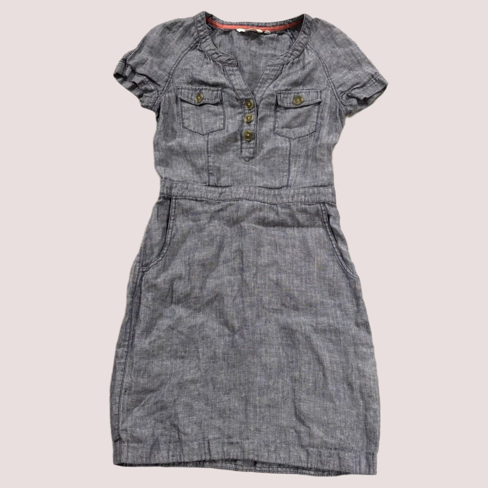 boden linen tunic dress BODEN Linen Floral Tunic Dress