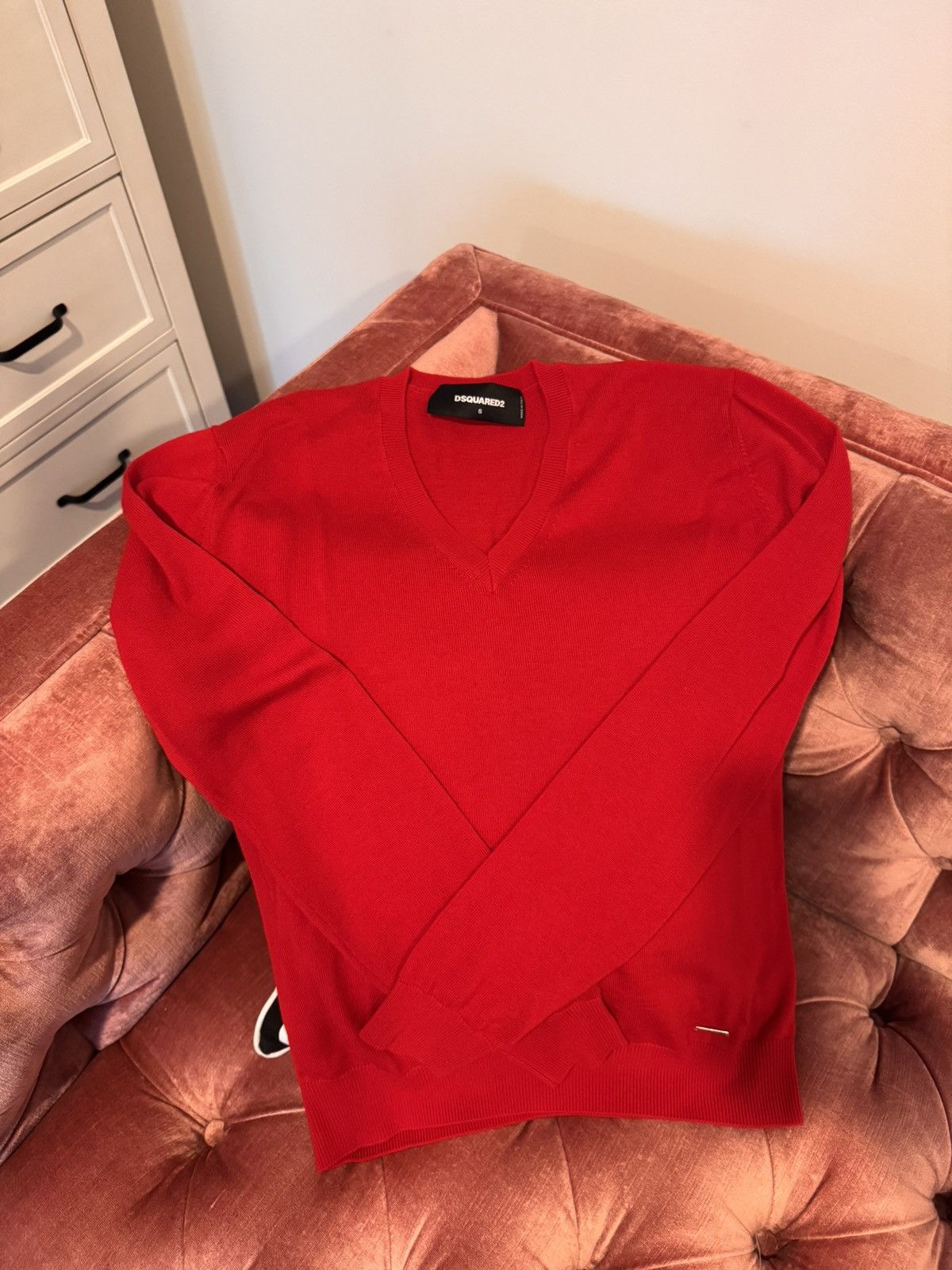 Dsquared2 Dsquared2 red wool shirt Size US S / EU 44-46 / 1 - 1 Thumbnail