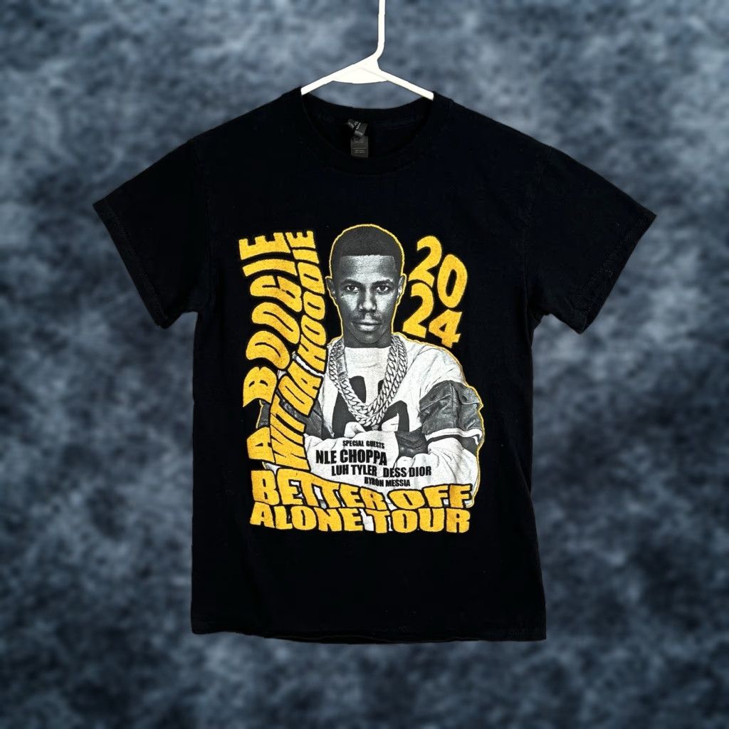 Gildan VINTAGE A Boogie Wit Da Hoodie Better Off Alone Tour 2024 T Shirt Adult Mens Small Black Size US S / EU 44-46 / 1 - 1 Thumbnail