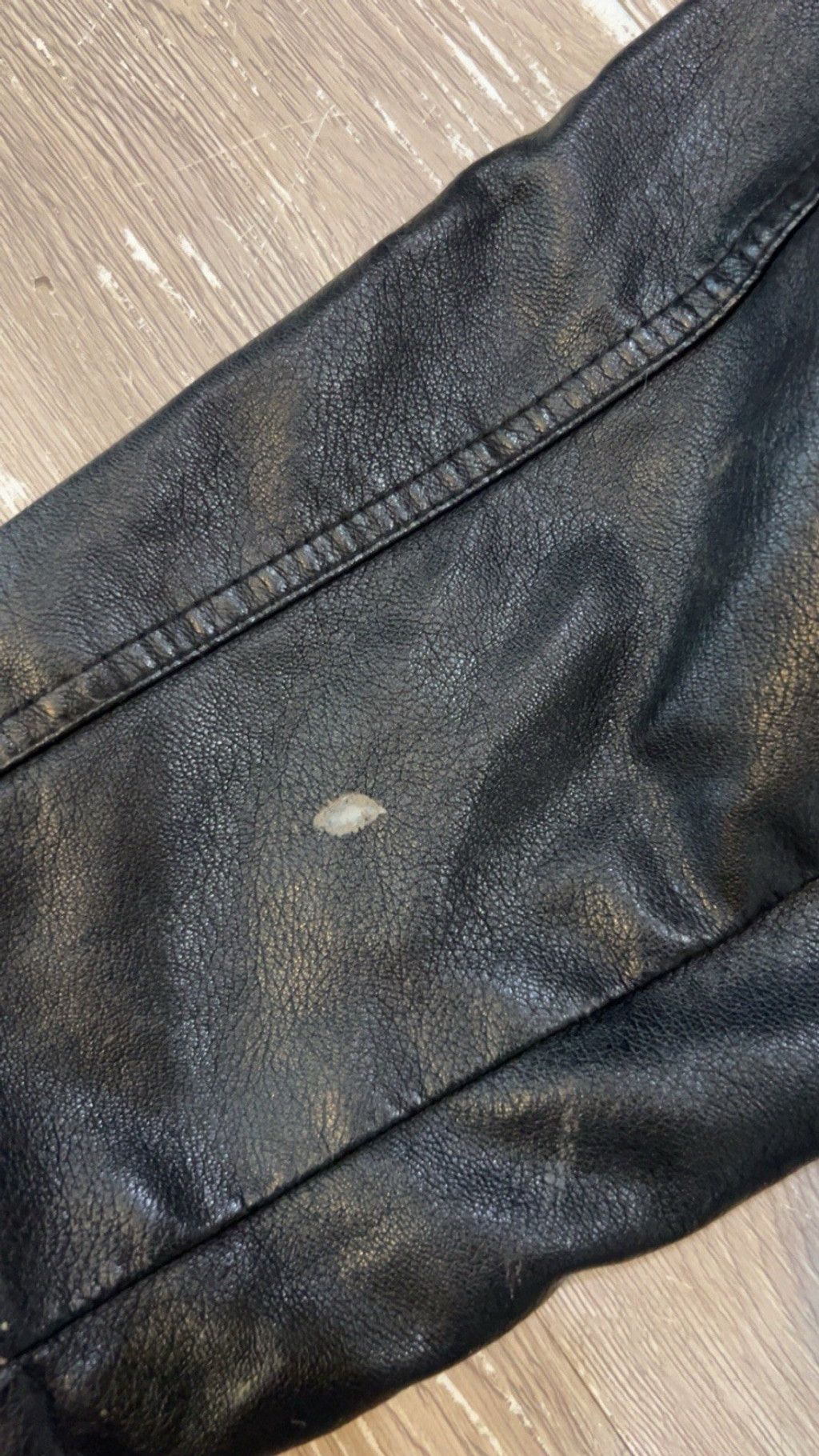 Other American Breed Black Leather Jacket with cozy lining For Men Size US XL / EU 56 / 4 - 10 Thumbnail