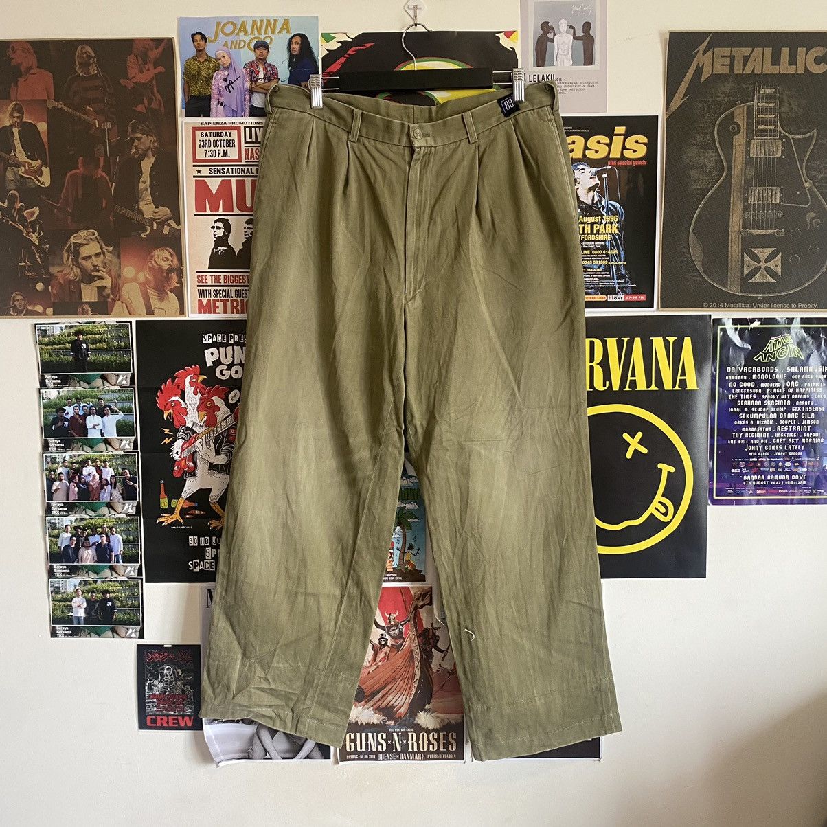 Vintage Vintage 88 Military Army Green Pants Size US 35 - 1 Thumbnail