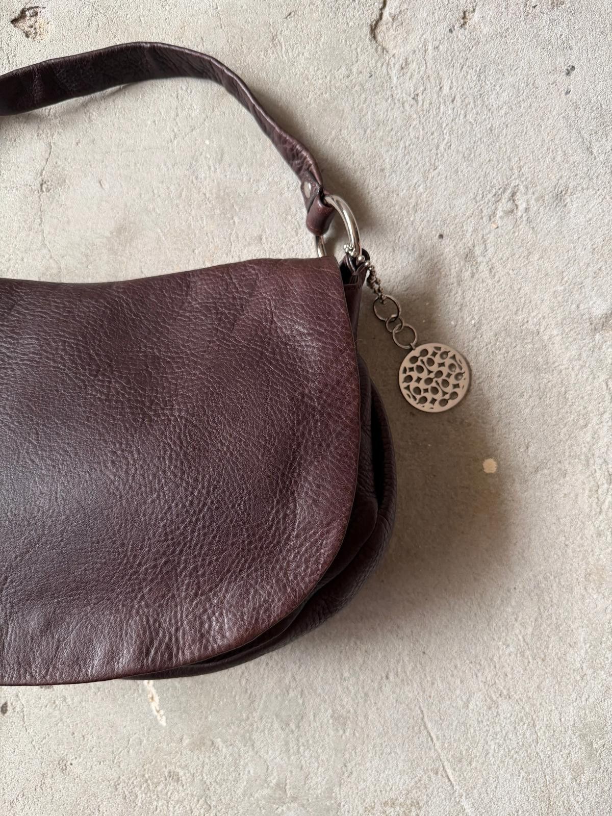 Coach Coach Pebbled Leather Hobo Shoulder Bag Brown Size ONE SIZE - 3 Thumbnail