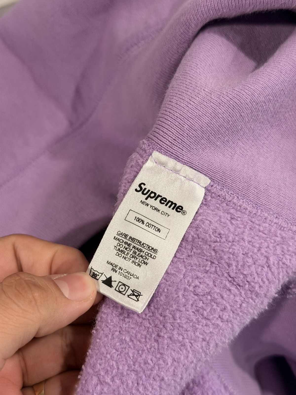 Supreme SUPREME - Purple Playboy Hoodie - Medium Size US M / EU 48-50 / 2 - 6 Thumbnail