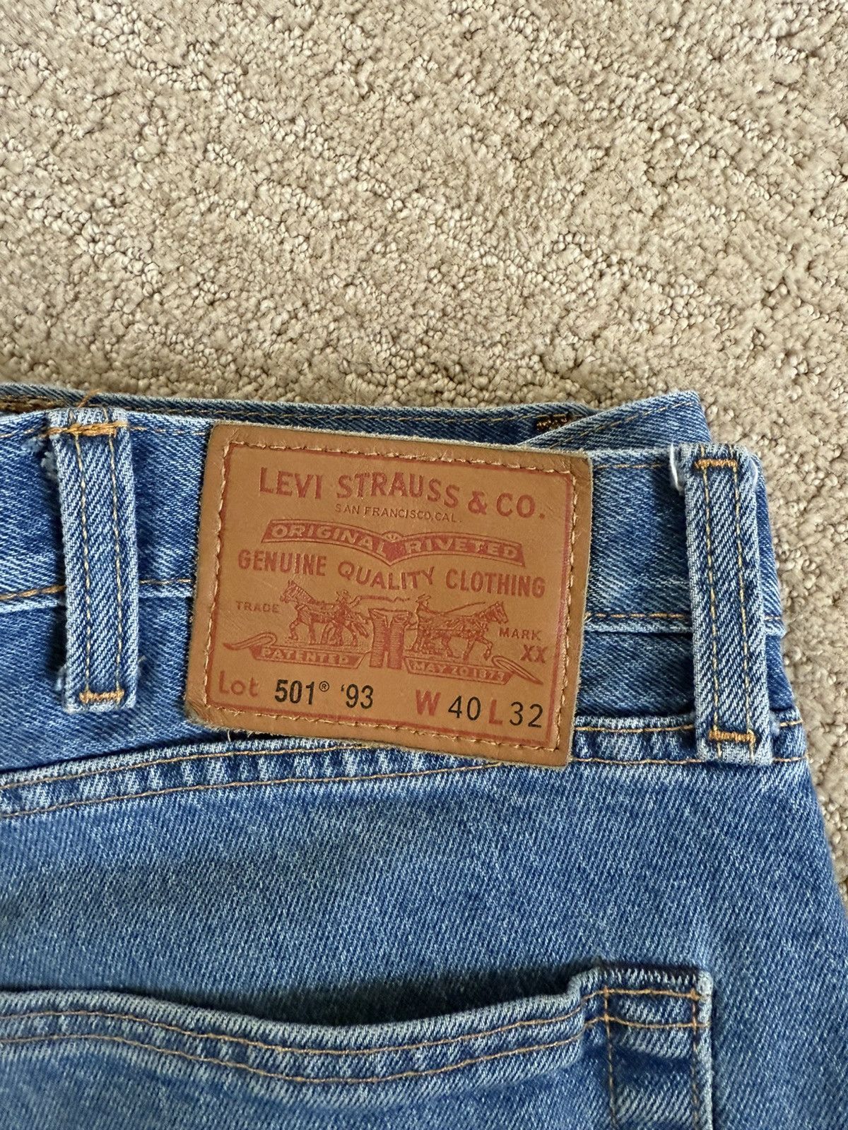 Levi's × Levi's Vintage Clothing × Vintage Vintage Levi’s Handcrafted Size US 38 / EU 54 - 2 Thumbnail