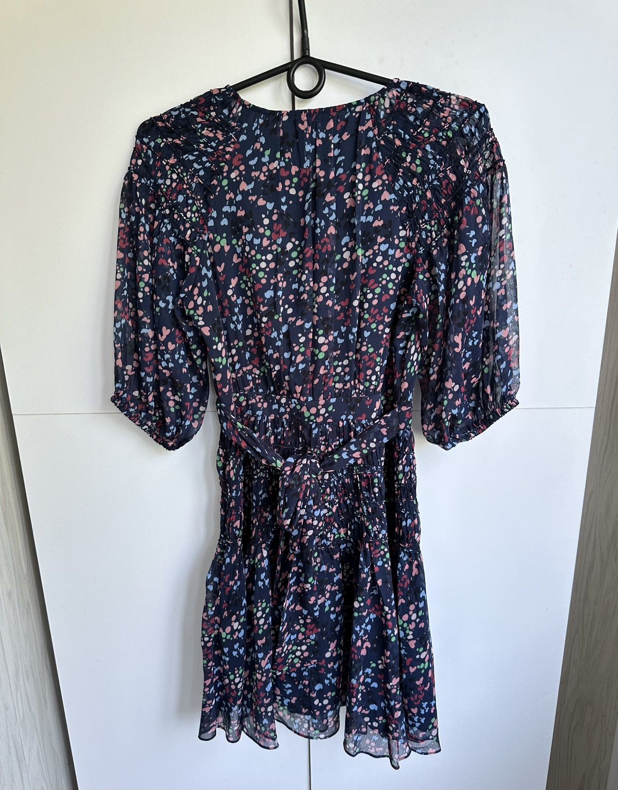 Ted Baker Ted Baker Mini Dress Womens Navy Casadee Smock Panel Wrap Size XS / US 0-2 / IT 36-38 - 14 Thumbnail