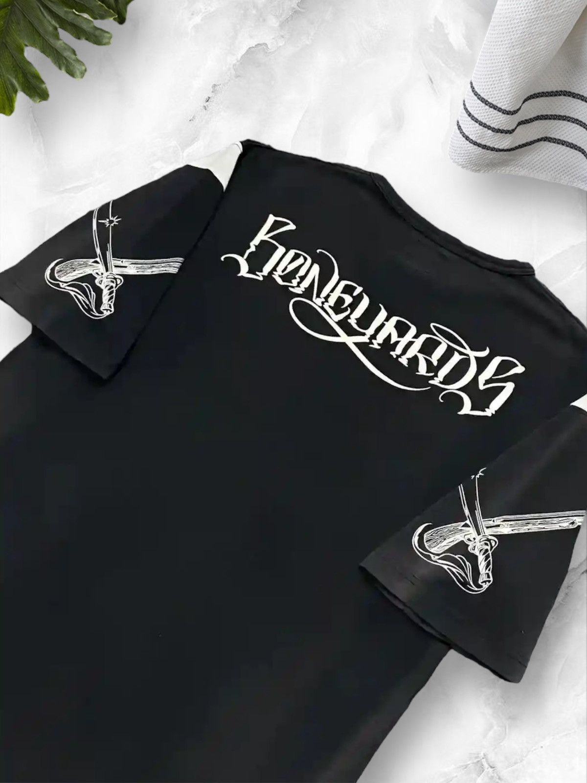 Neighborhood × Stussy × Vintage Vintage Stussy X Neighborhood Boneyards Sun Faded Tshirt Size US M / EU 48-50 / 2 - 10 Thumbnail
