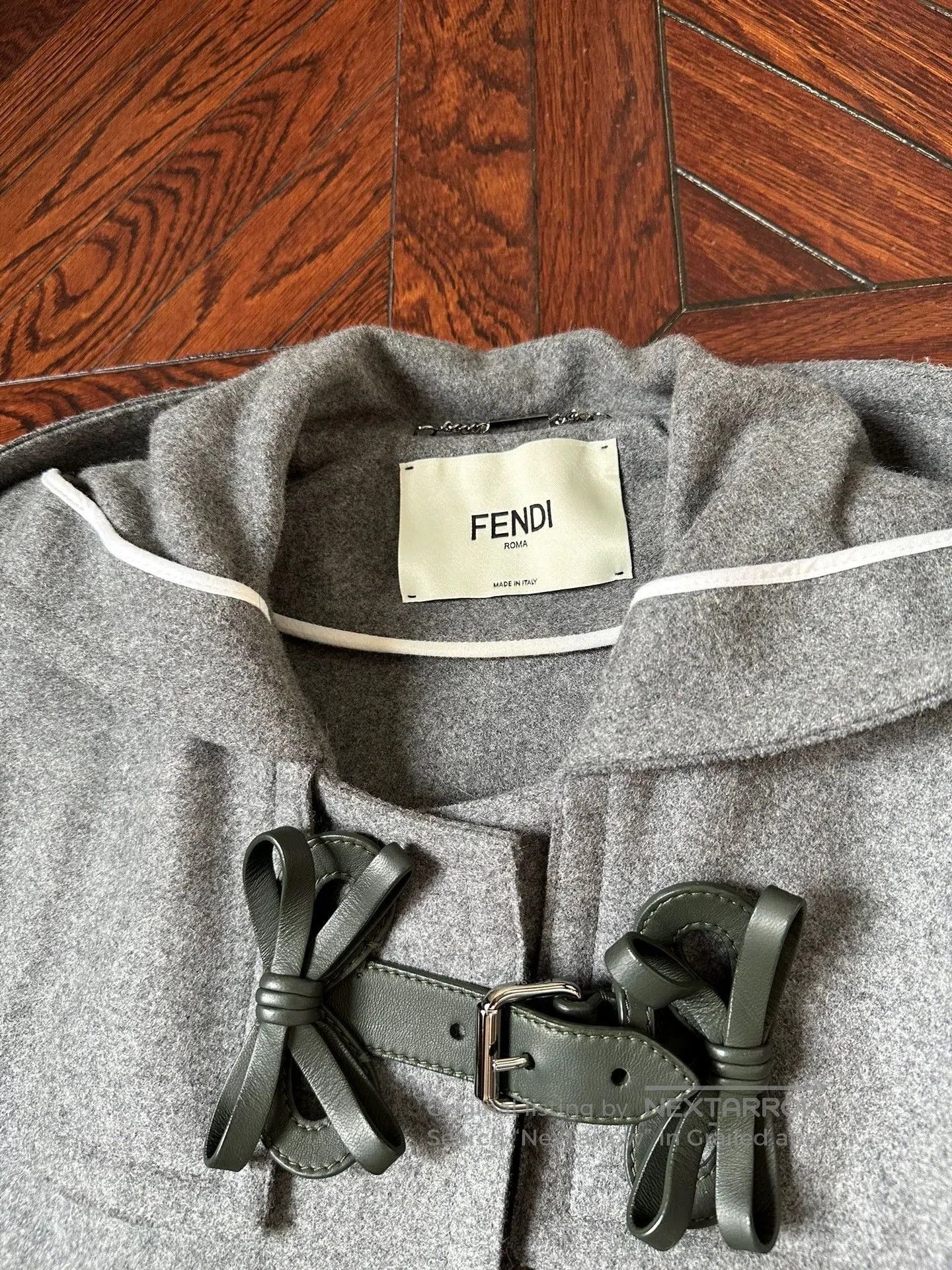Fendi fendi gray wool coat with unique pockets. Size US M / EU 48-50 / 2 - 3 Thumbnail