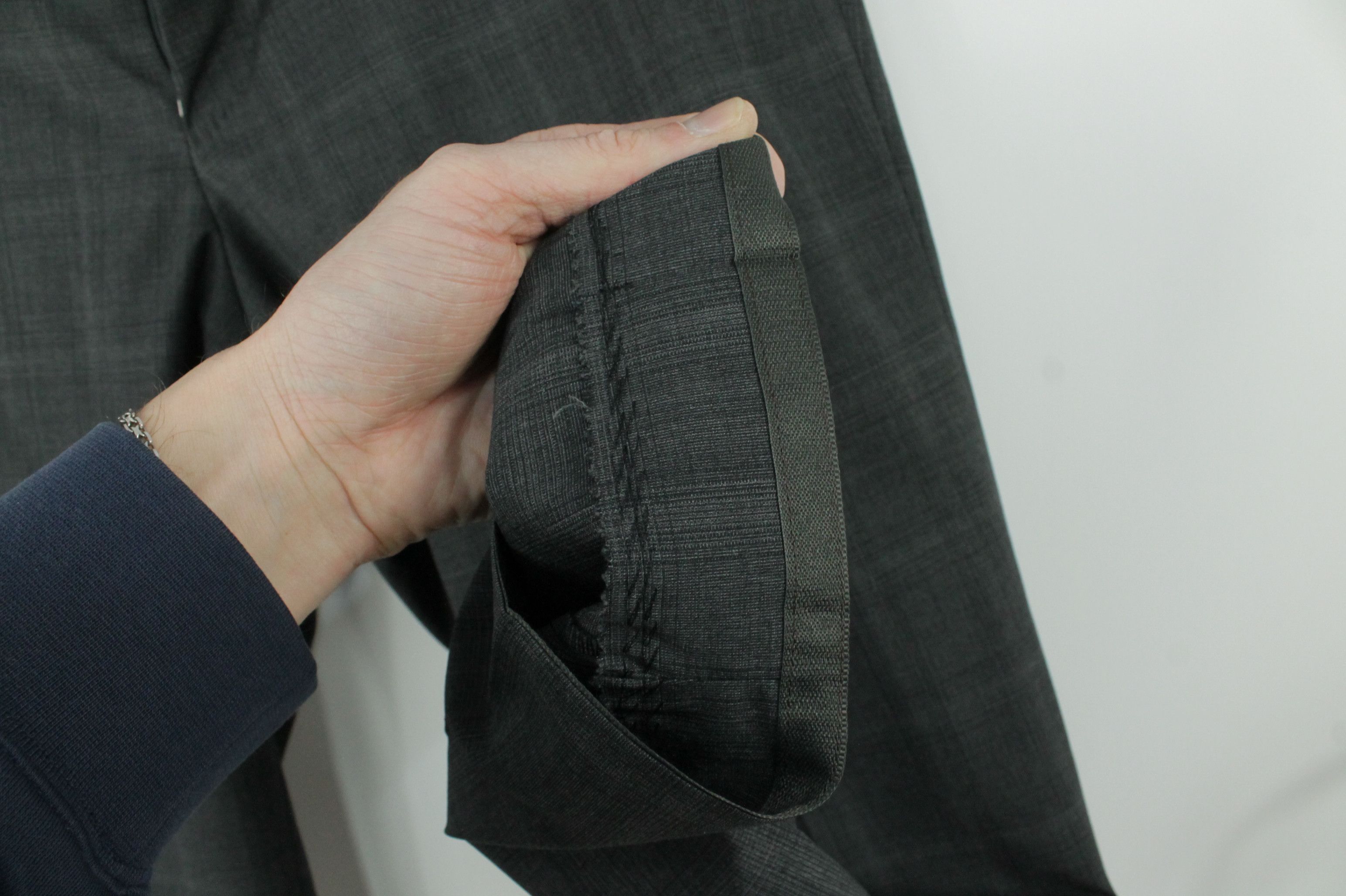 Hugo Boss Hugo Boss Johnstons1/Lenon Reda Wool Checkered Suit Size 44R - 13 Thumbnail