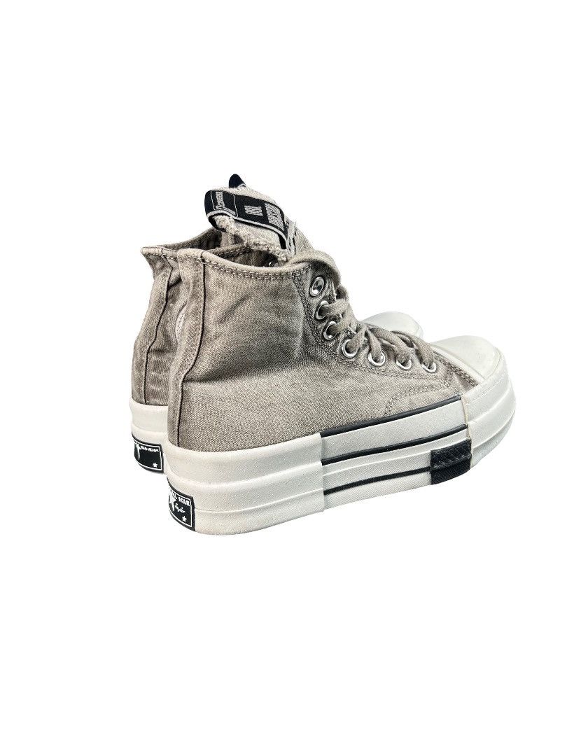 Rick Owens Drkshdw Rick Owens DRKSHDW Dbl DrkStar High-Top Sneakers – Gray Size US 6.5 / IT 36.5 - 5 Thumbnail