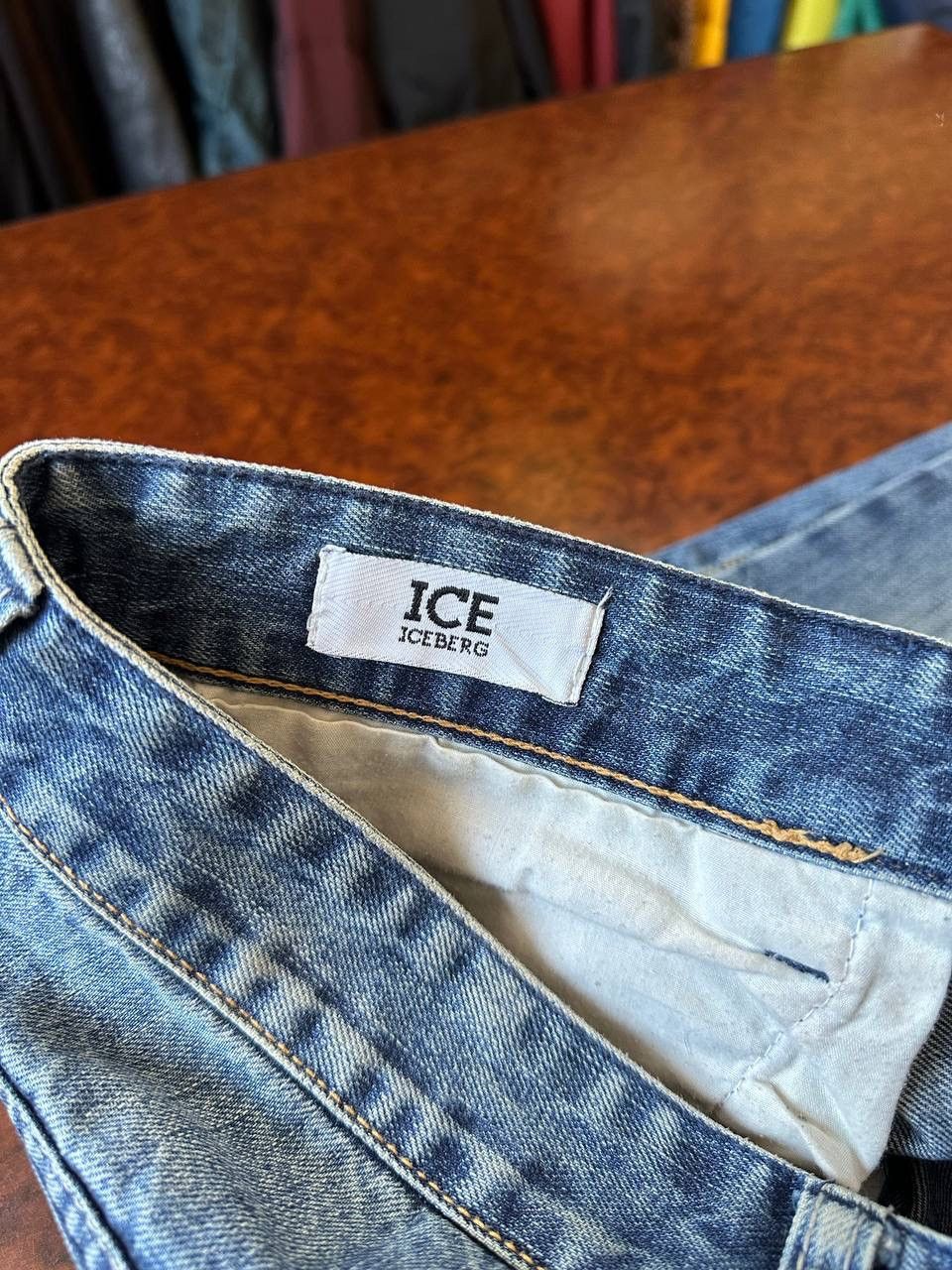 Iceberg Iceberg History Vintage 90s 80s denim jeans pants jnco baggy Size US 35 - 3 Thumbnail