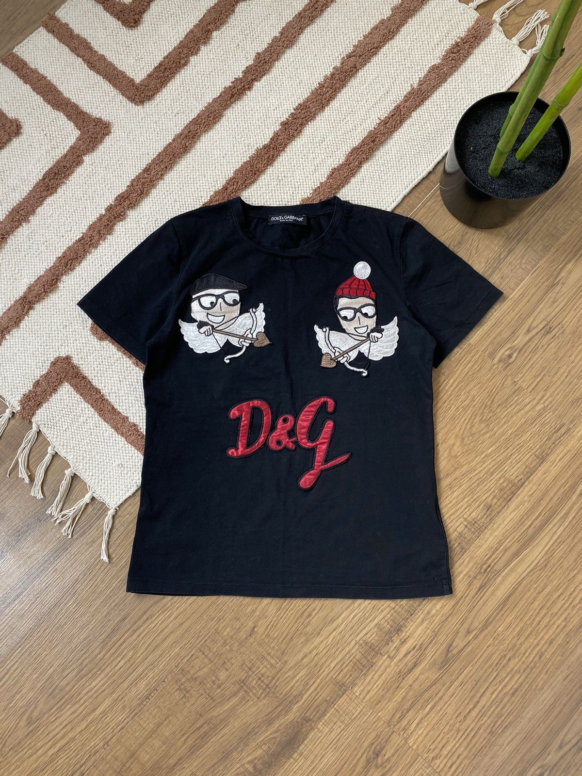 Dolce & Gabbana DOLCE & GABBANA ANGELS TEE Size L / US 10 / IT 46 - 1 Thumbnail