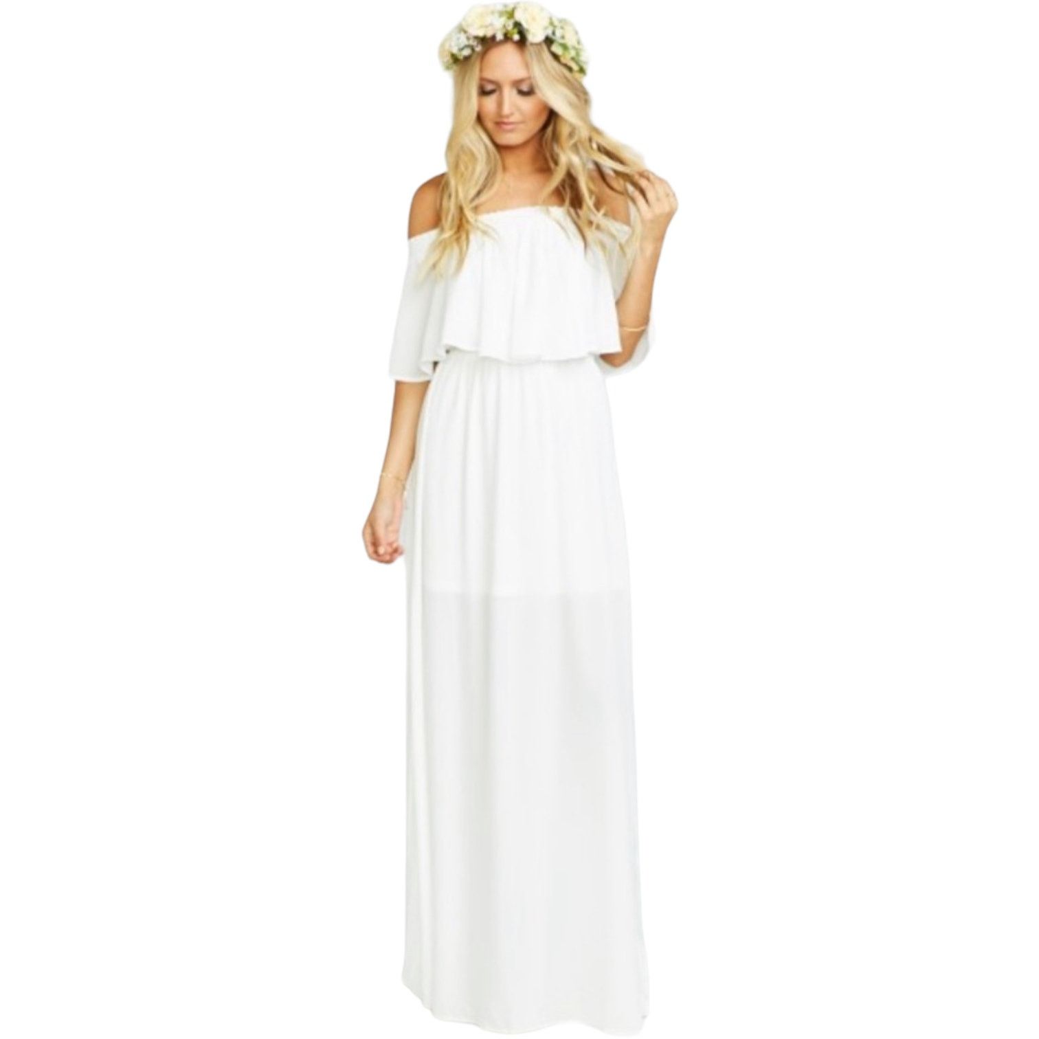 Show Me Your MuMu Show Me Your Mumu Hacienda Maxi Dress White NWT Womens Small Size S / US 4 / IT 40 - 2 Thumbnail