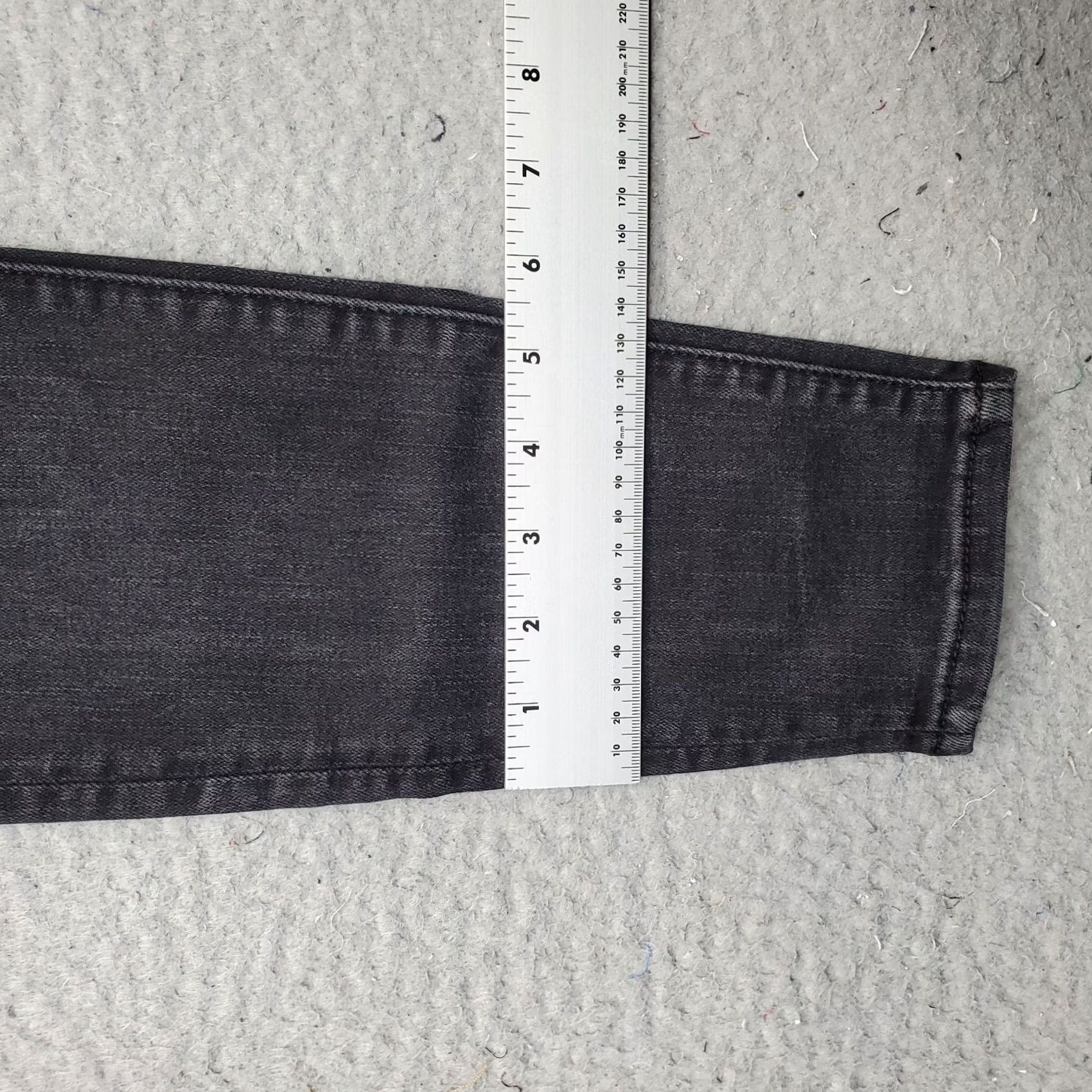 American Eagle Outfitters American Eagle Outfitters Skinny Jeans Womens Size 6 Black Denim Stretch Dark Wash Jeans Size 28" / US 6 / IT 42 - 5 Thumbnail