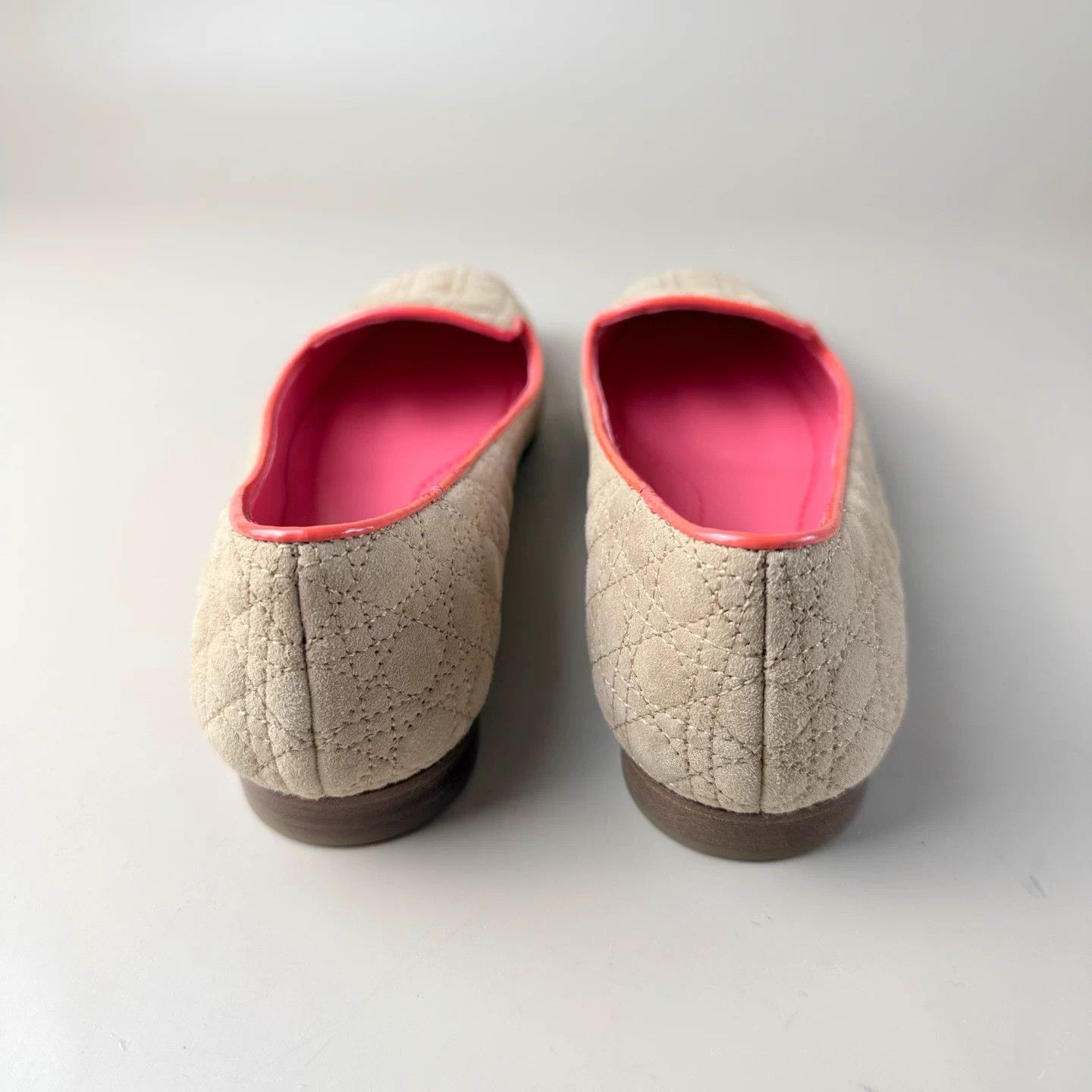 Dior Dior latte houndstooth low-heel slip-on 35.5 EU Size US 4.5 / IT 34.5 - 3 Thumbnail