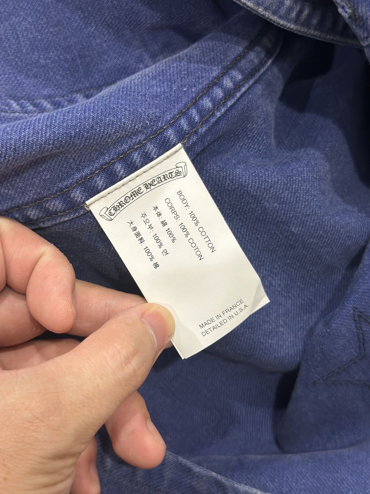 Chrome Hearts French Work Shirt Size US M / EU 48-50 / 2 - 6 Thumbnail