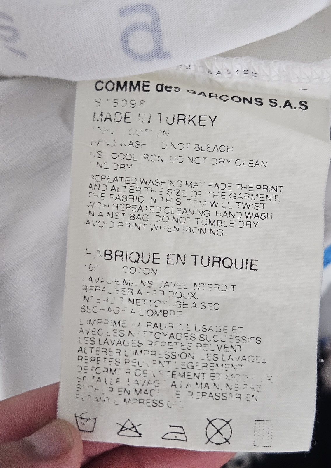 Comme des Garcons COMME des GARCONS CDG Word Art Puzzle tee shirt Size US M / EU 48-50 / 2 - 5 Thumbnail