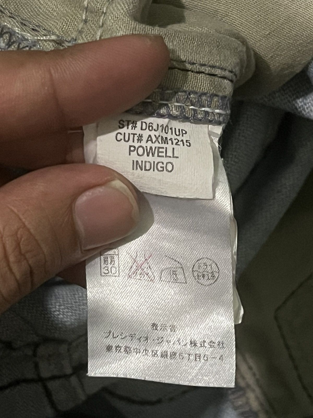 Armani Exchange Armani Exchange Powell Indigo Button Fly Loose Fit Jeans Size US 31 - 16 Thumbnail