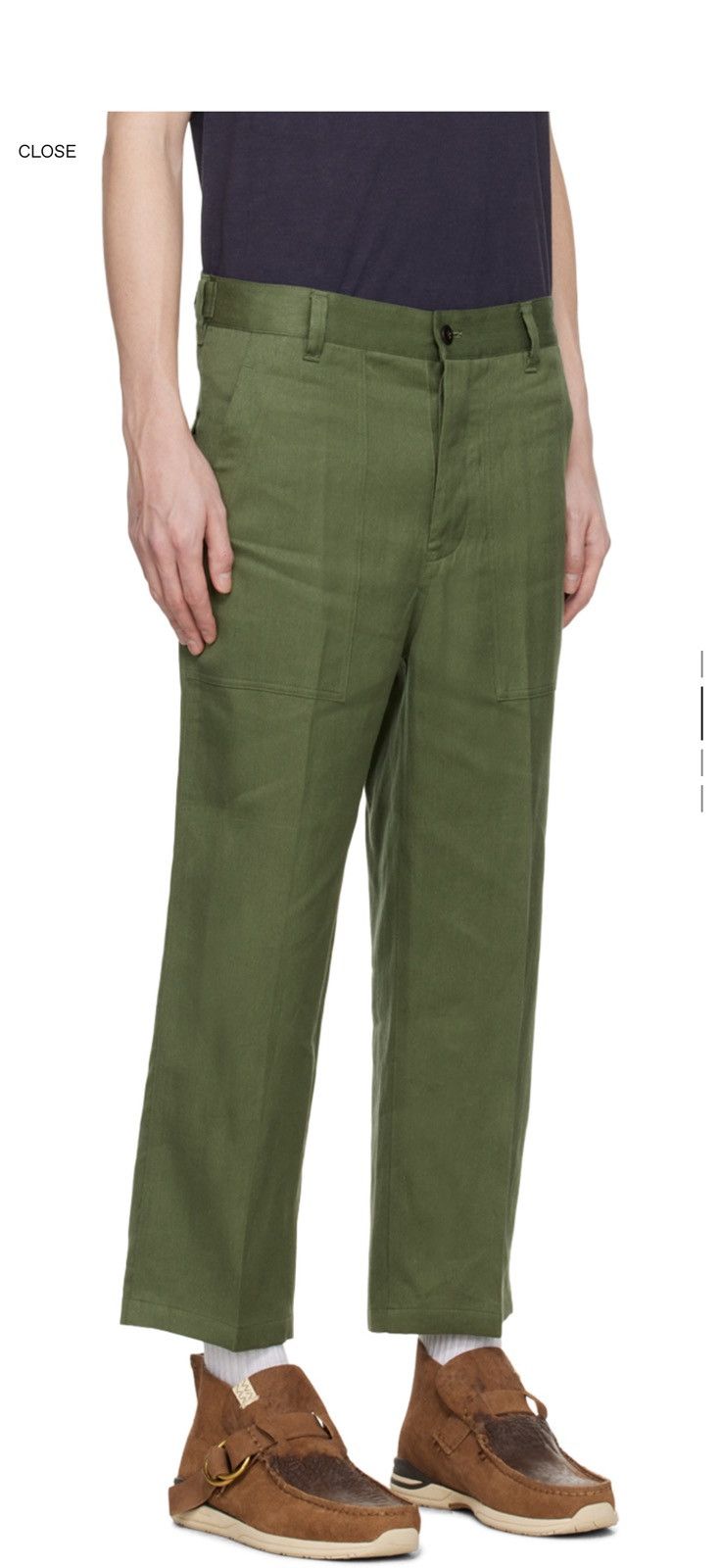 Visvim Alda HW Linen/Wool Trousers Size US 34 / EU 50 - 10 Thumbnail