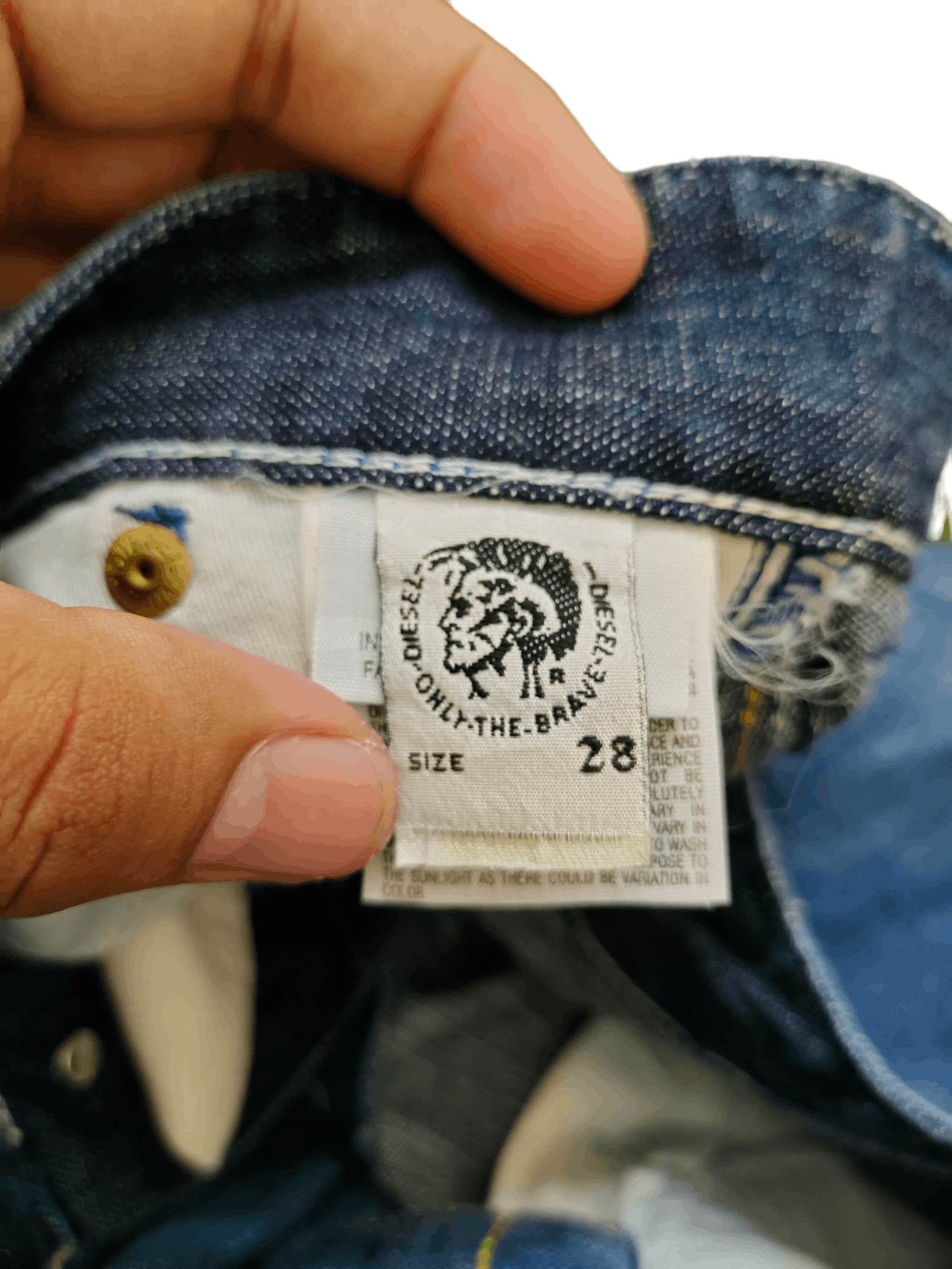 Diesel Flare Baggy Jeans Diesel D Logo Carpenter Boot Cut Low Rise Size US 29 - 20 Thumbnail
