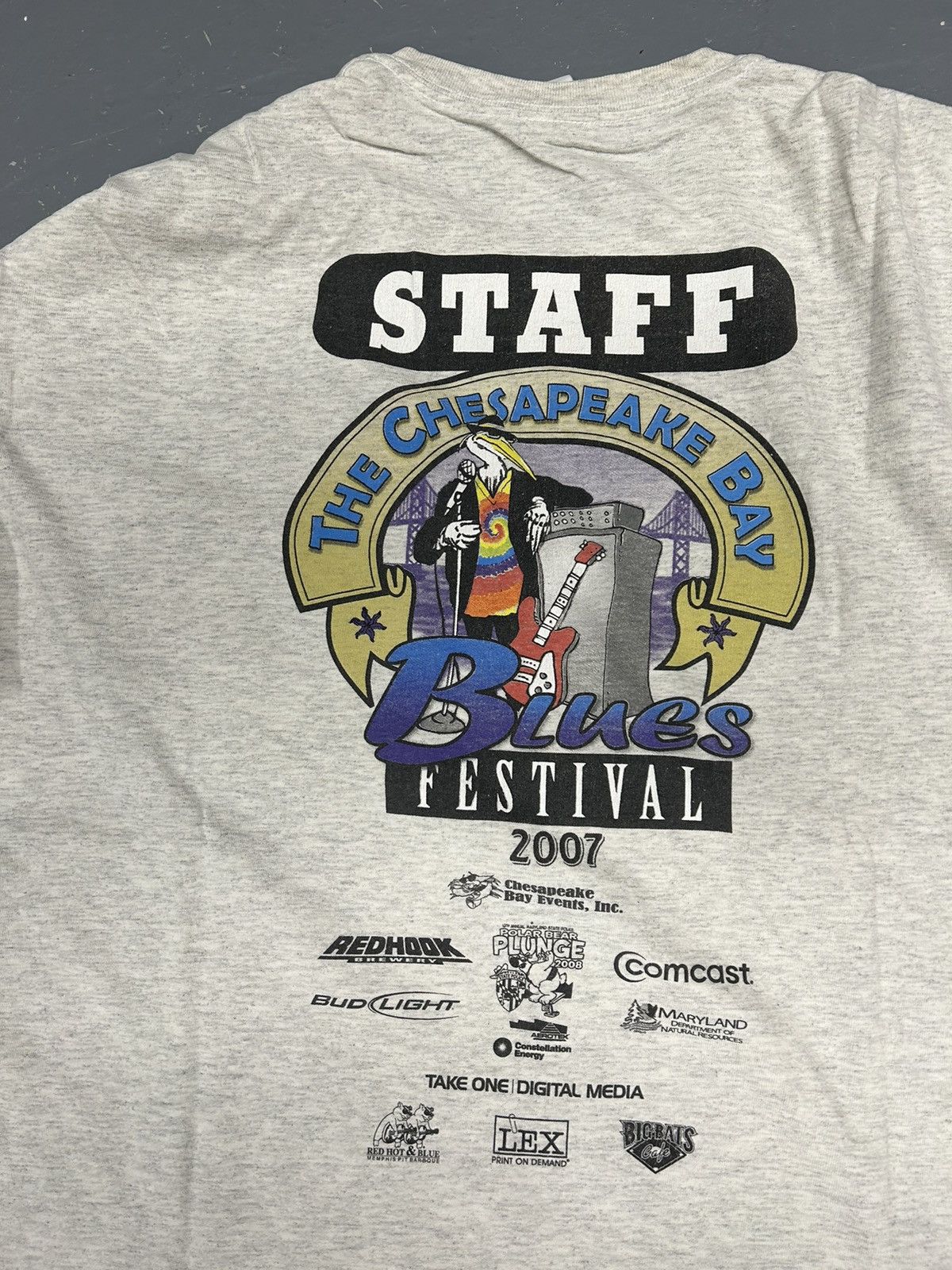 Vintage Crazy Vintage Y2K Essential Hooker Fest Humor Grey Tee Shirt Size US XL / EU 56 / 4 - 2 Thumbnail