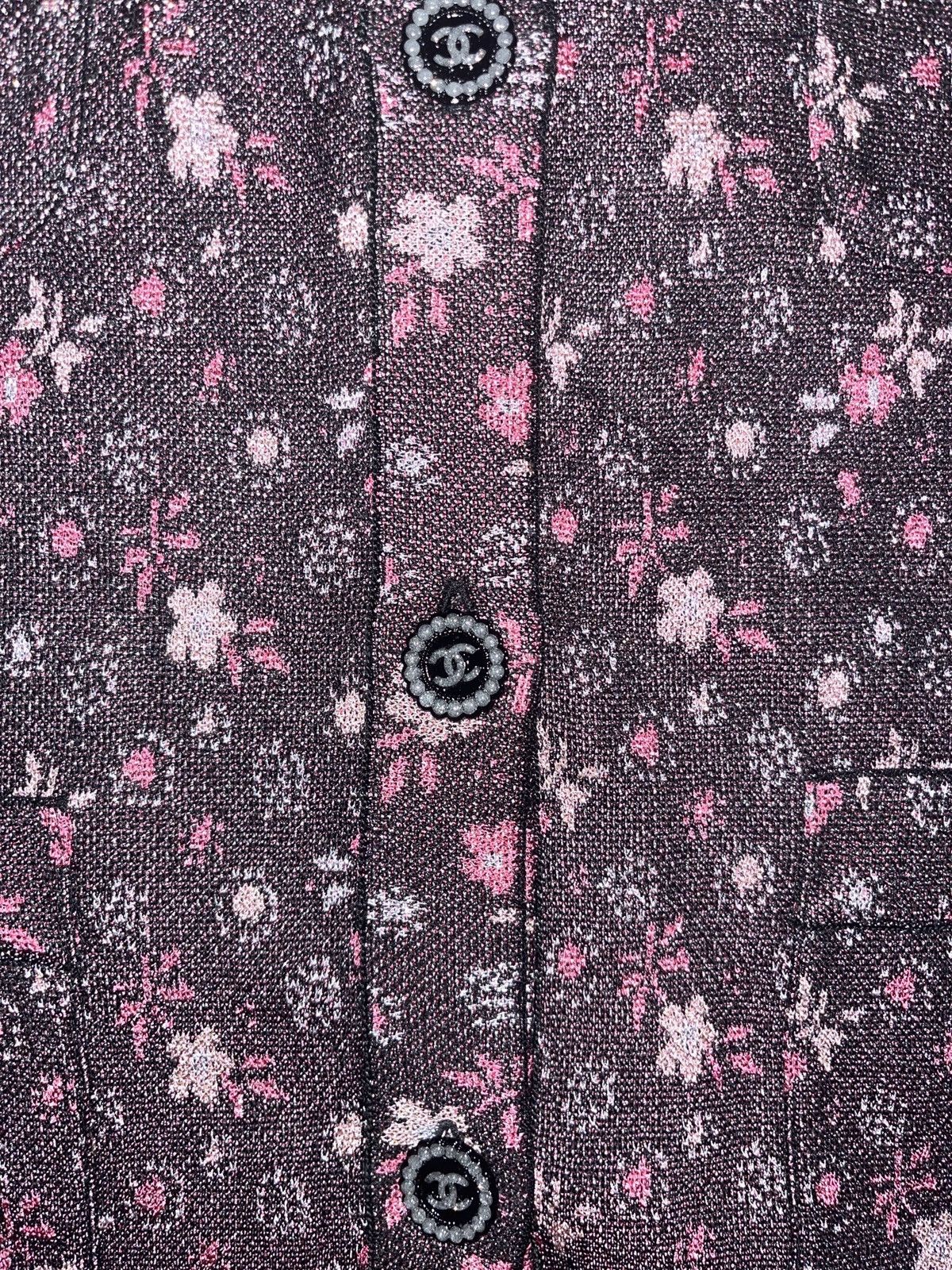 Chanel Chanel Floral Blluse Size S / US 4 / IT 40 - 3 Thumbnail